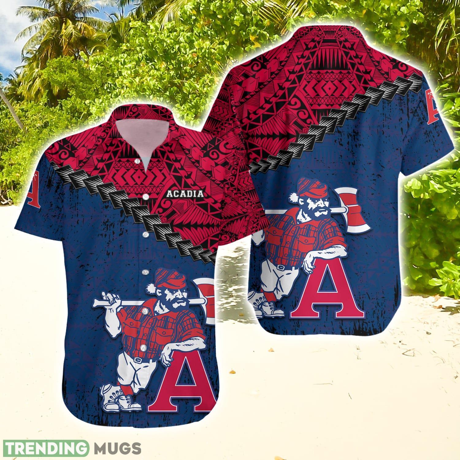 Acadia Axemen Ca Cis Grunge Polynesian Tattoo Pattern Hawaiian Shirt For Fans Hawaiian Shirt Acadia Axemen Ca Cis Grunge Polynesian Tattoo Pattern Hawaiian Shirt For Fans Hawaiian Shirt