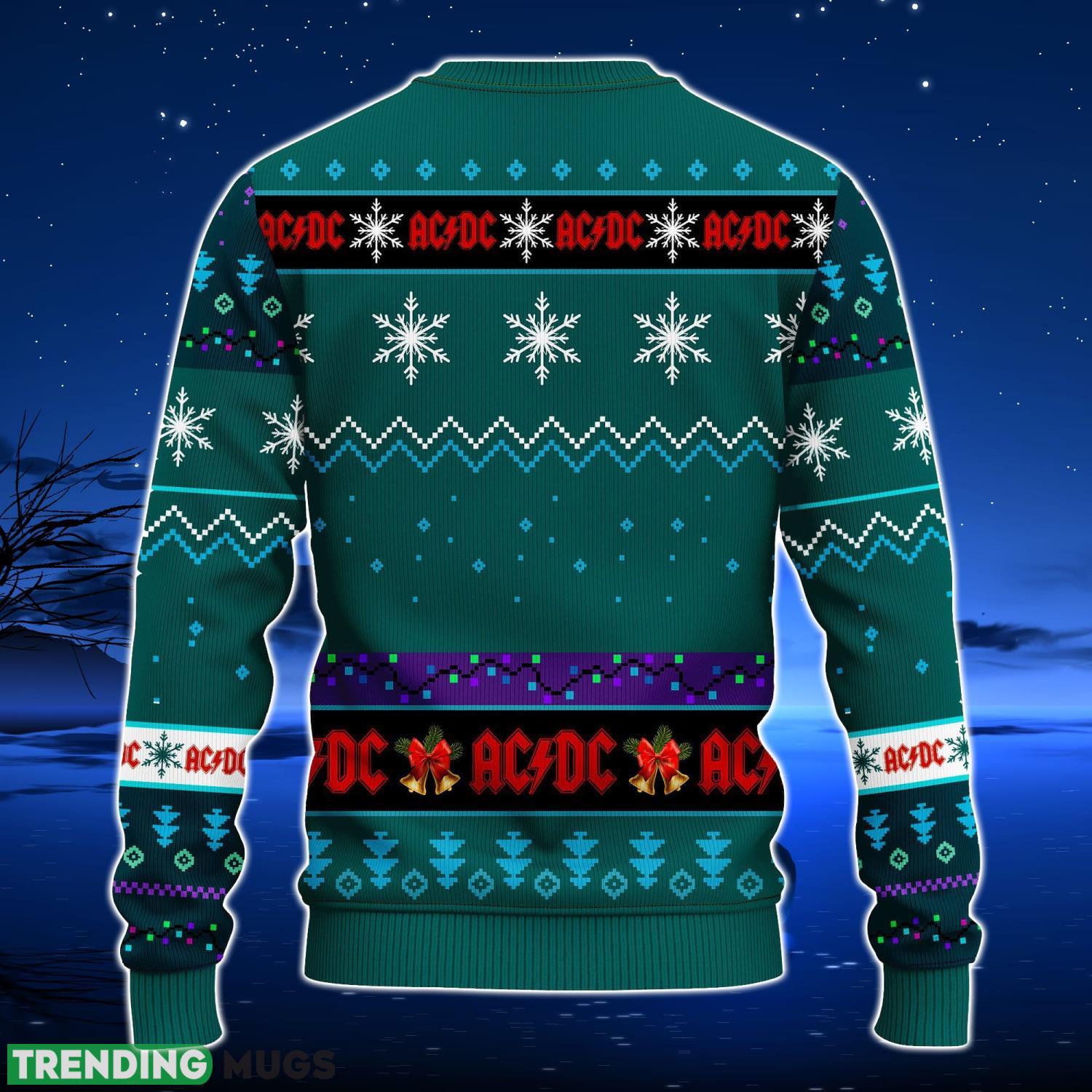 Acdc Ugly Christmas Sweater Blue Green Amazing Gift Men And Women Christmas Gift 3D Sweater Acdc Ugly Christmas Sweater Blue Green Amazing Gift Men And Women Christmas Gift 3D Sweater