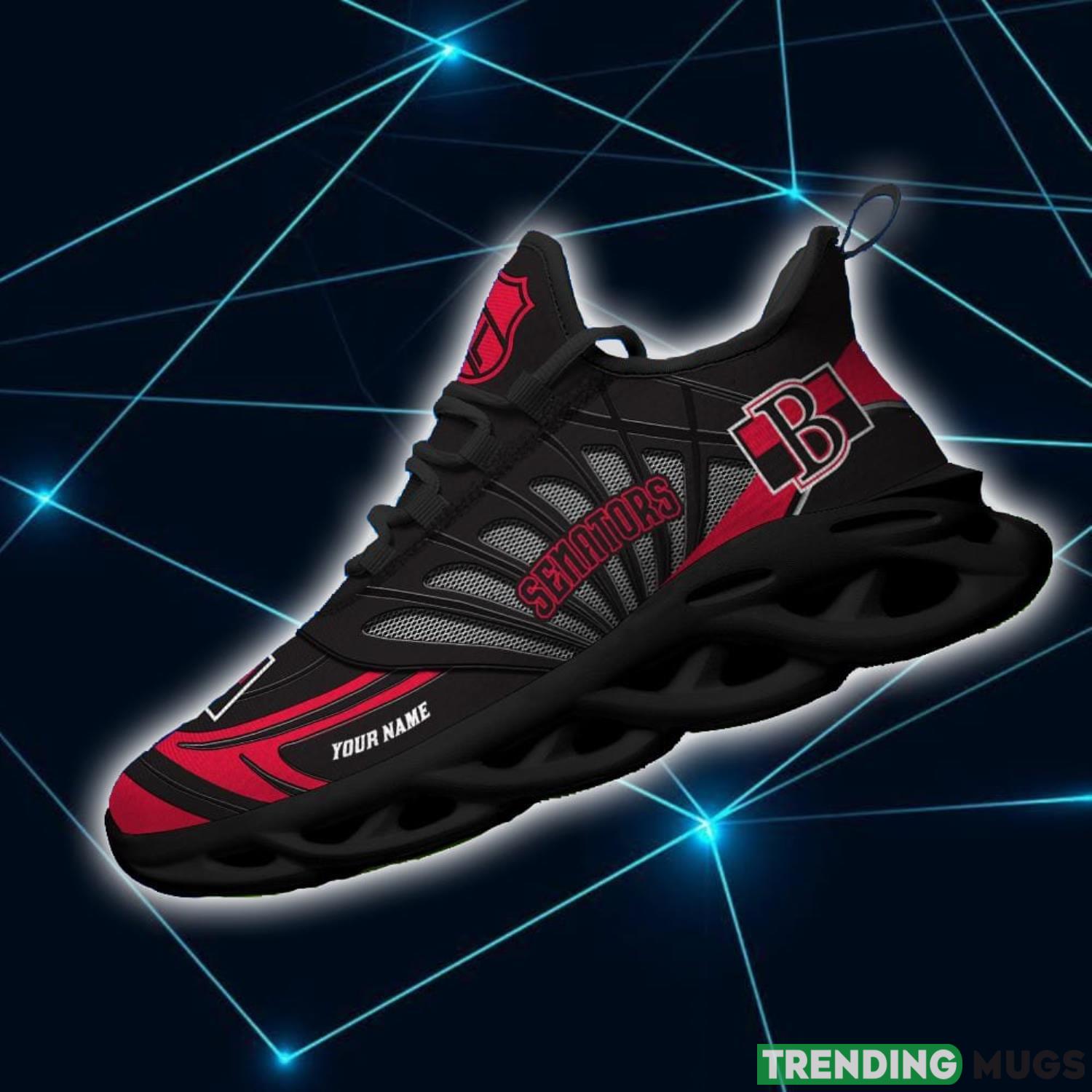 AHL Belleville Senators Personalized Name Max Soul Running Sneakers Max Soul AHL Belleville Senators Personalized Name Max Soul Running Sneakers Max Soul