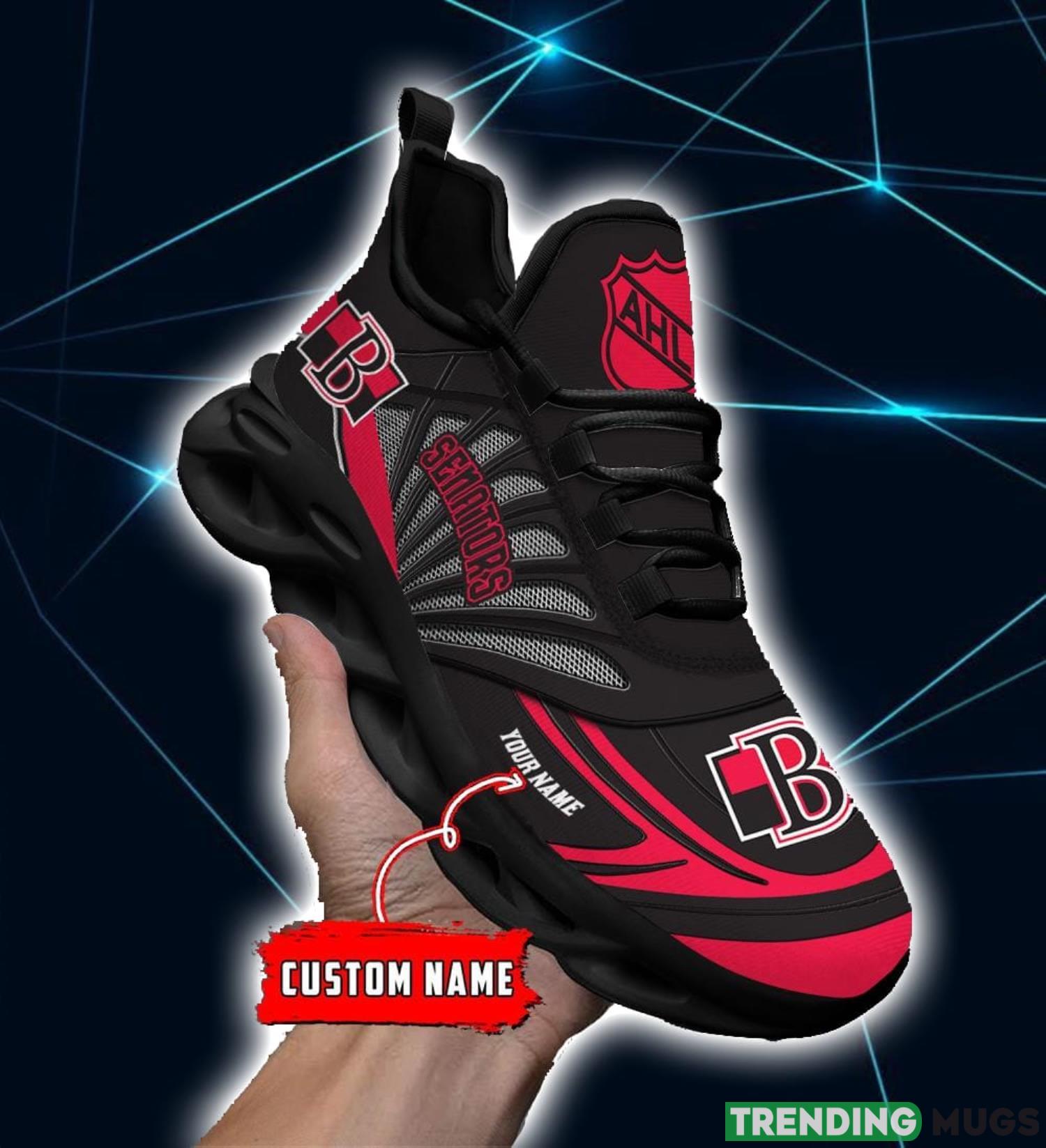 AHL Belleville Senators Personalized Name Max Soul Running Sneakers Max Soul AHL Belleville Senators Personalized Name Max Soul Running Sneakers Max Soul