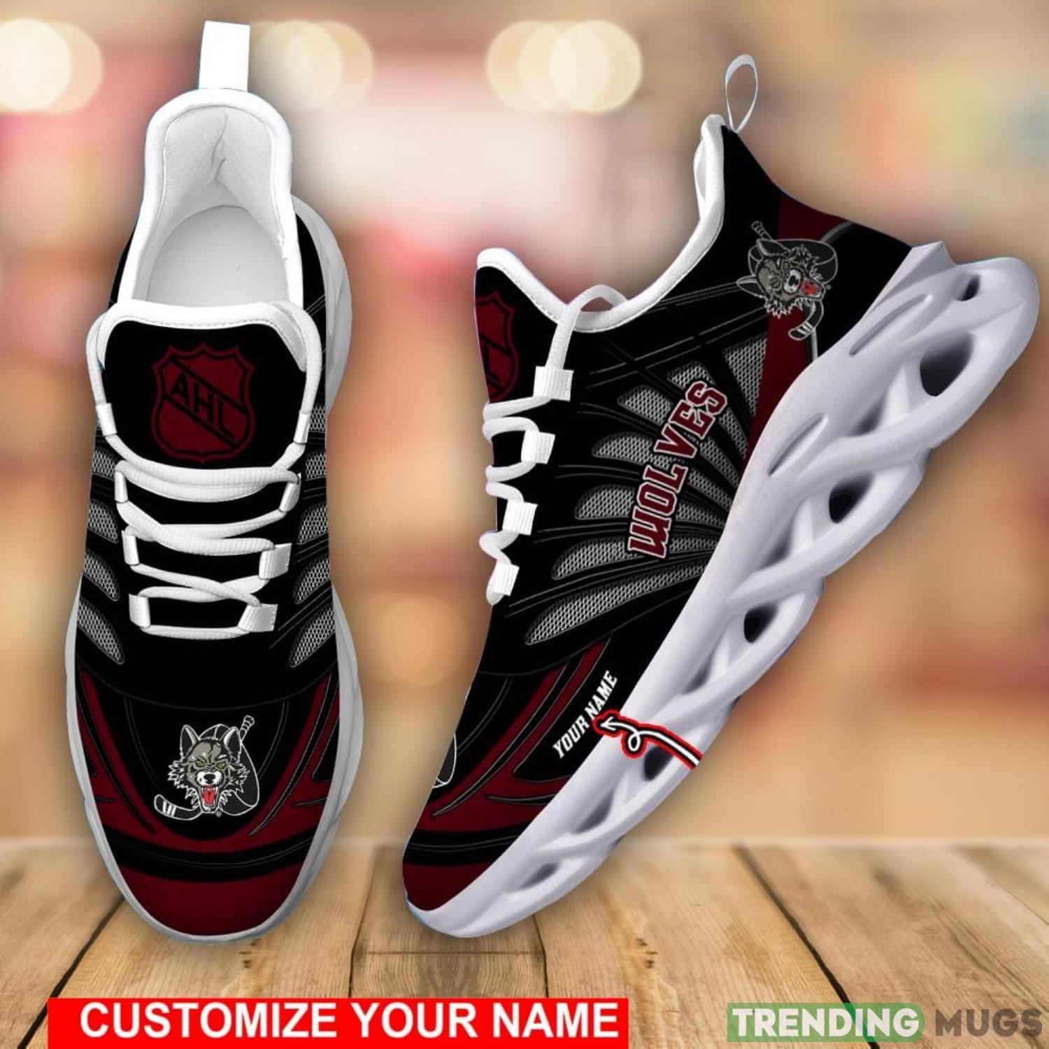 AHL Chicago Wolves Personalized Name Max Soul Running Sneakers Product Photo 1 AHL Chicago Wolves Personalized Name Max Soul Running Sneakers Product Photo 1