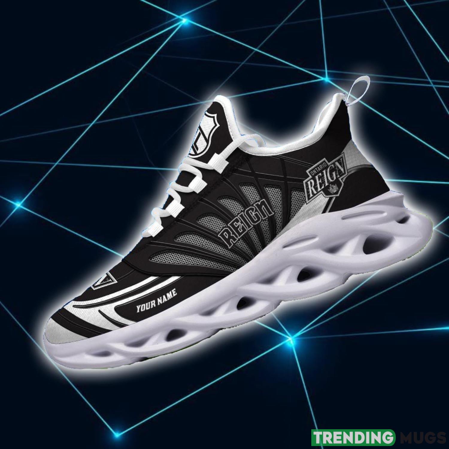 AHL Ontario Reign Personalized Name Max Soul Running Sneakers Max Soul AHL Ontario Reign Personalized Name Max Soul Running Sneakers Max Soul