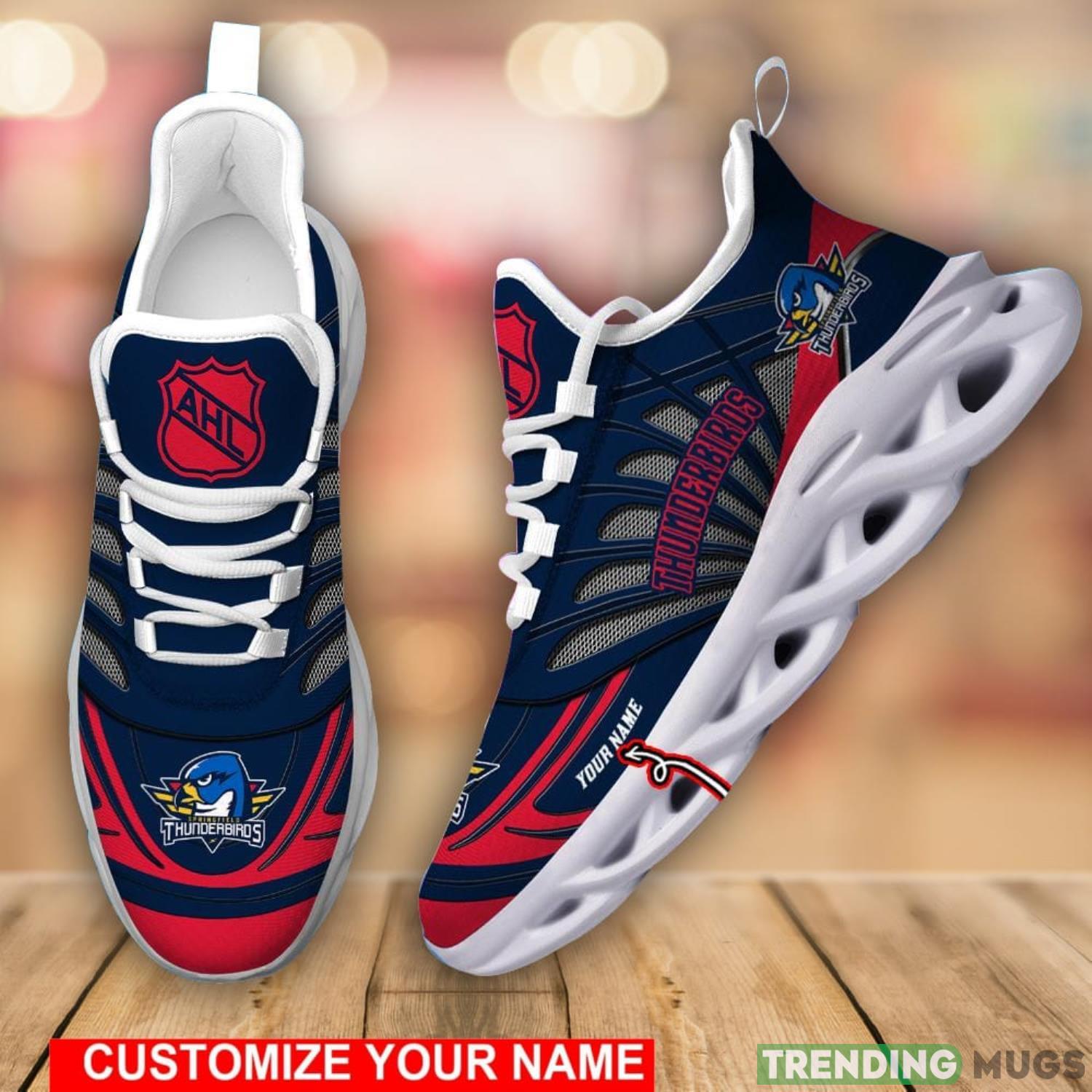 AHL Springfield Thunderbirds Personalized Name Max Soul Men And Women Gift Sneakers Product Photo 1 AHL Springfield Thunderbirds Personalized Name Max Soul Men And Women Gift Sneakers Product Photo 1
