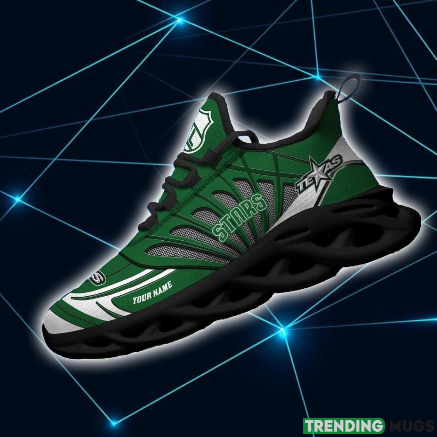 AHL Texas Stars Personalized Name Max Soul Running Sneakers Max Soul AHL Texas Stars Personalized Name Max Soul Running Sneakers Max Soul