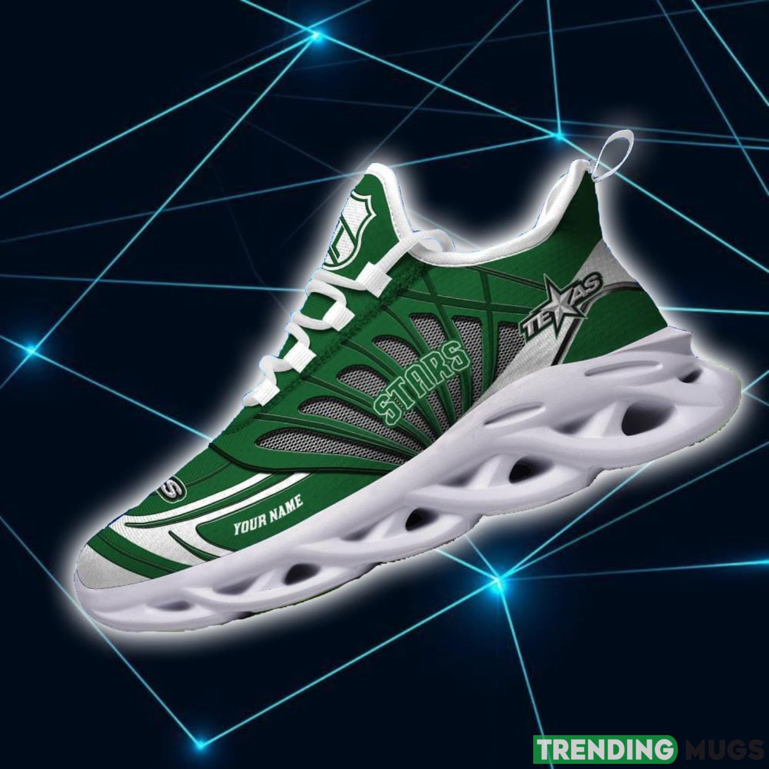 AHL Texas Stars Personalized Name Max Soul Running Sneakers Max Soul AHL Texas Stars Personalized Name Max Soul Running Sneakers Max Soul
