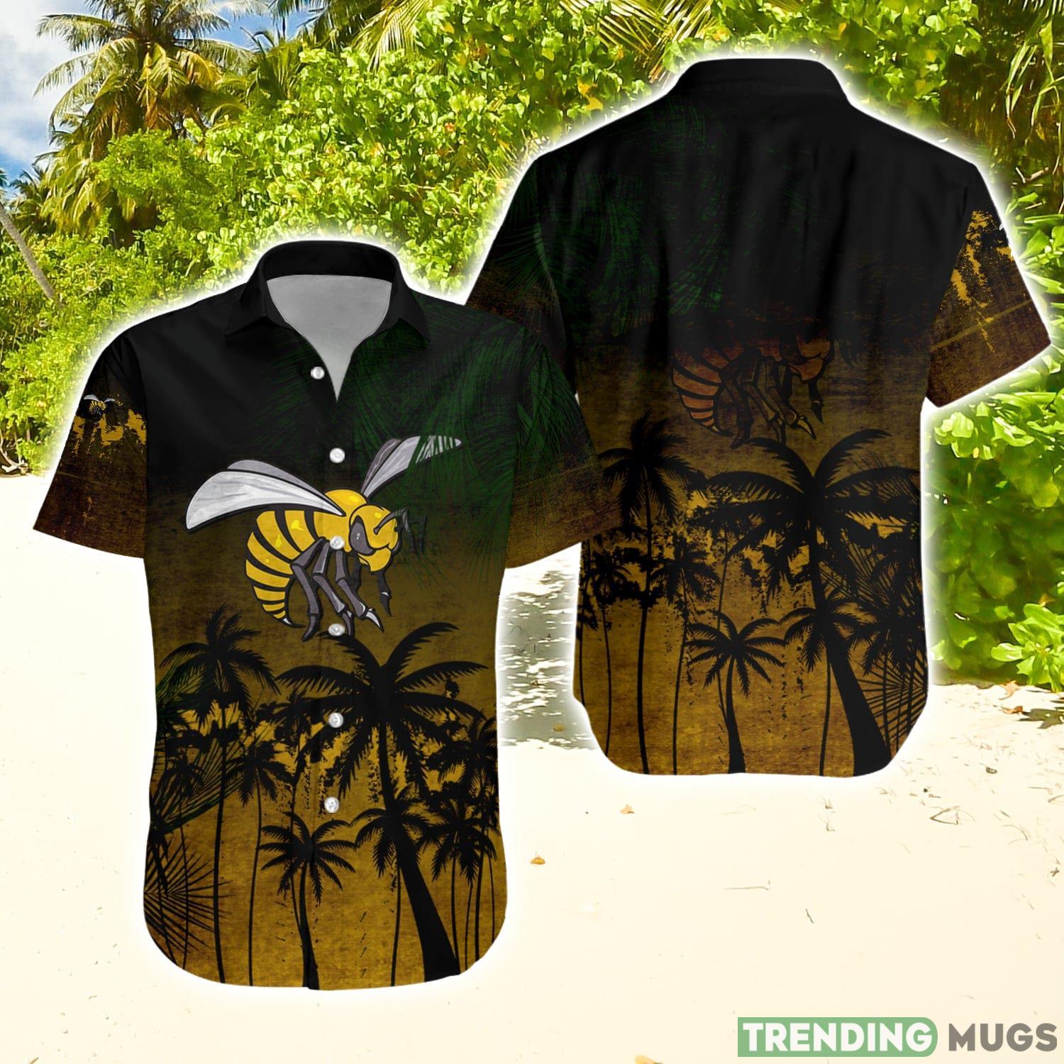 Alabama State Hornets Hawaiian Shirt Summer Gift Coconut Tree Tropical Grunge Pattern For NCAA Fans Hawaiian Shirt Alabama State Hornets Hawaiian Shirt Summer Gift Coconut Tree Tropical Grunge Pattern For NCAA Fans Hawaiian Shirt