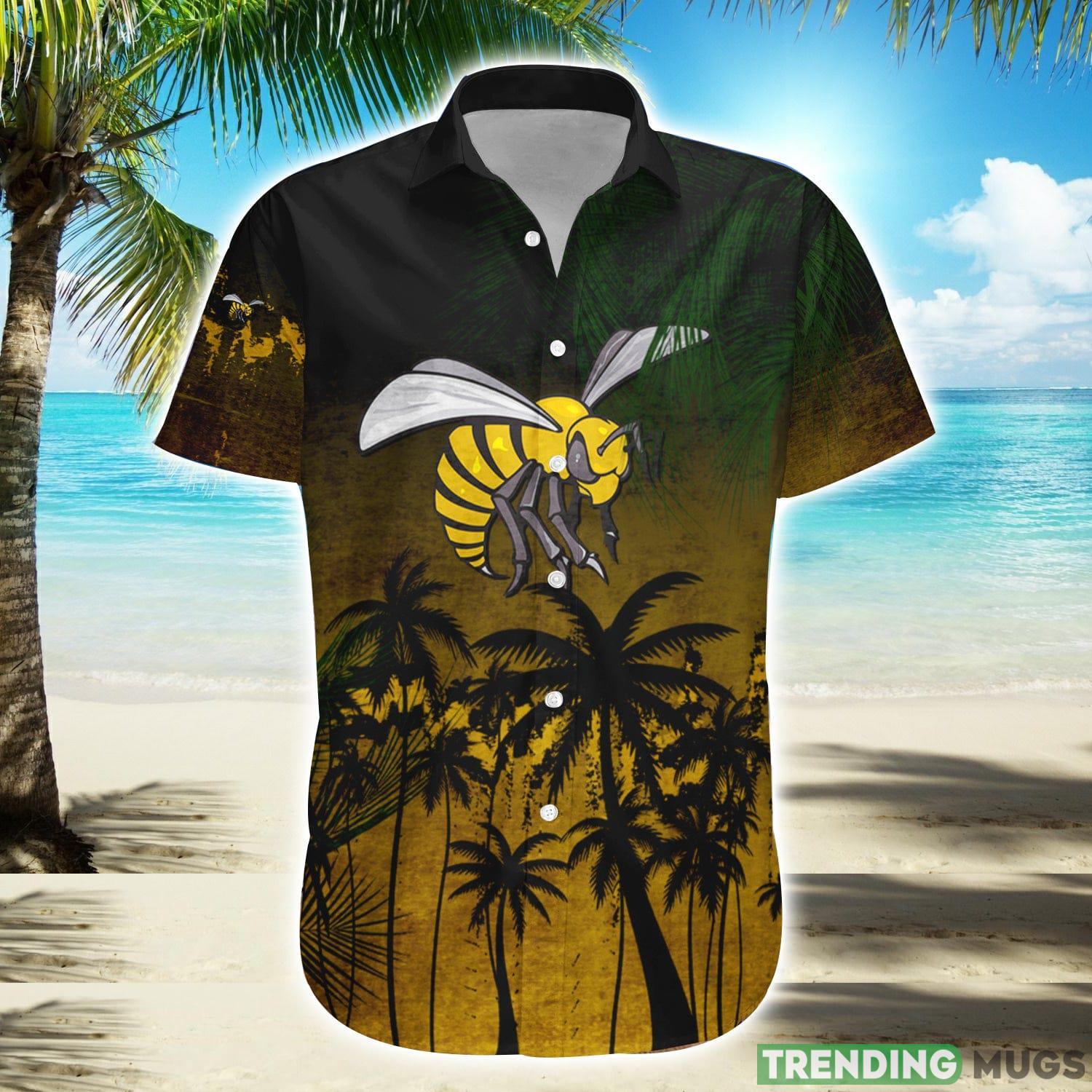 Alabama State Hornets Hawaiian Shirt Summer Gift Coconut Tree Tropical Grunge Pattern For NCAA Fans Product Photo 1 Alabama State Hornets Hawaiian Shirt Summer Gift Coconut Tree Tropical Grunge Pattern For NCAA Fans Product Photo 1