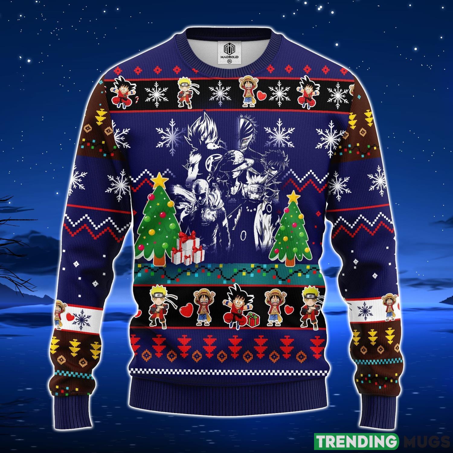 Anime Ugly Christmas Sweater 1- Amazing Gift Men And Women Christmas Gift Product Photo 1 Anime Ugly Christmas Sweater 1- Amazing Gift Men And Women Christmas Gift Product Photo 1