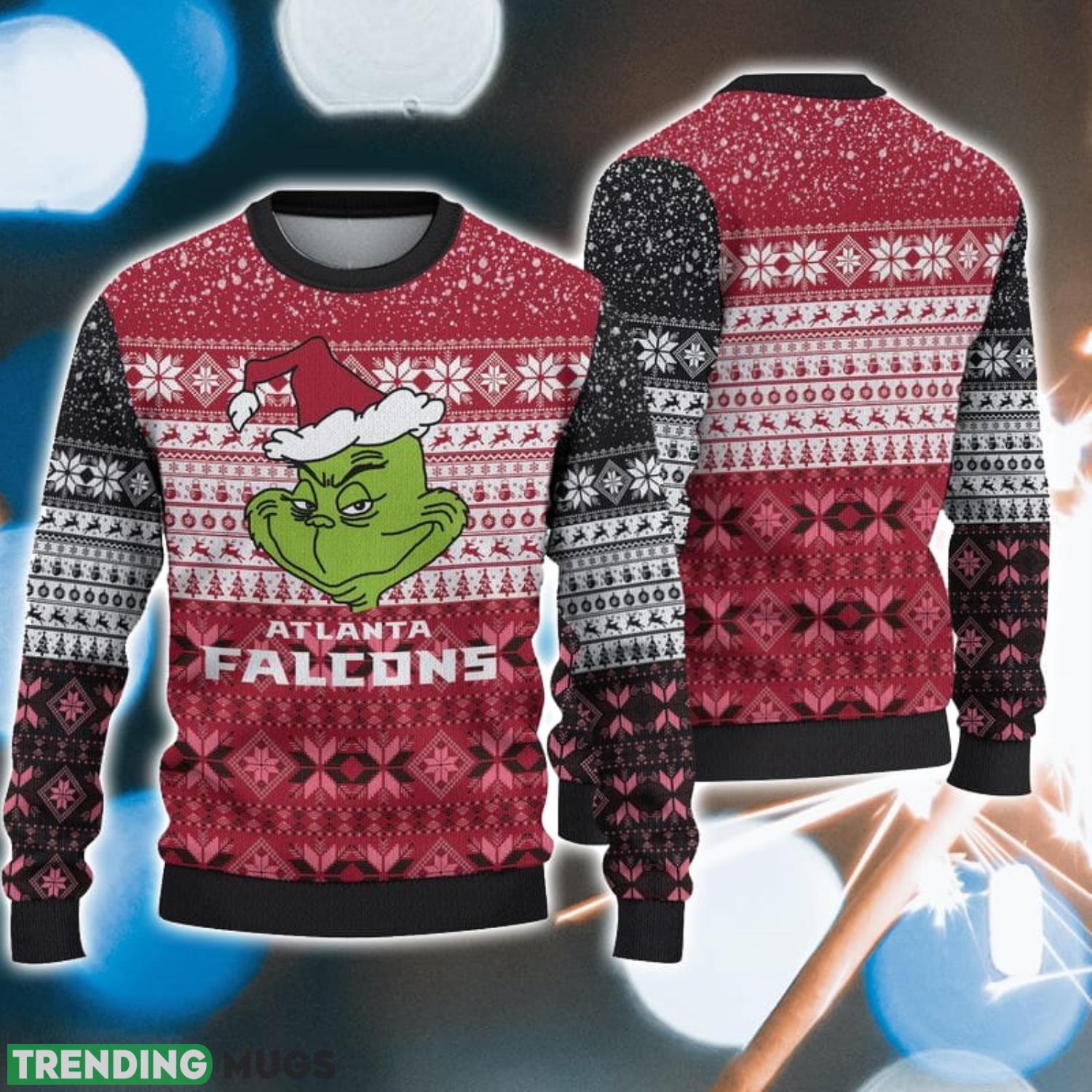 Atlanta Falcons Christmas Cool Grinch Ugly Christmas Sweater Product Photo 1 Atlanta Falcons Christmas Cool Grinch Ugly Christmas Sweater Product Photo 1