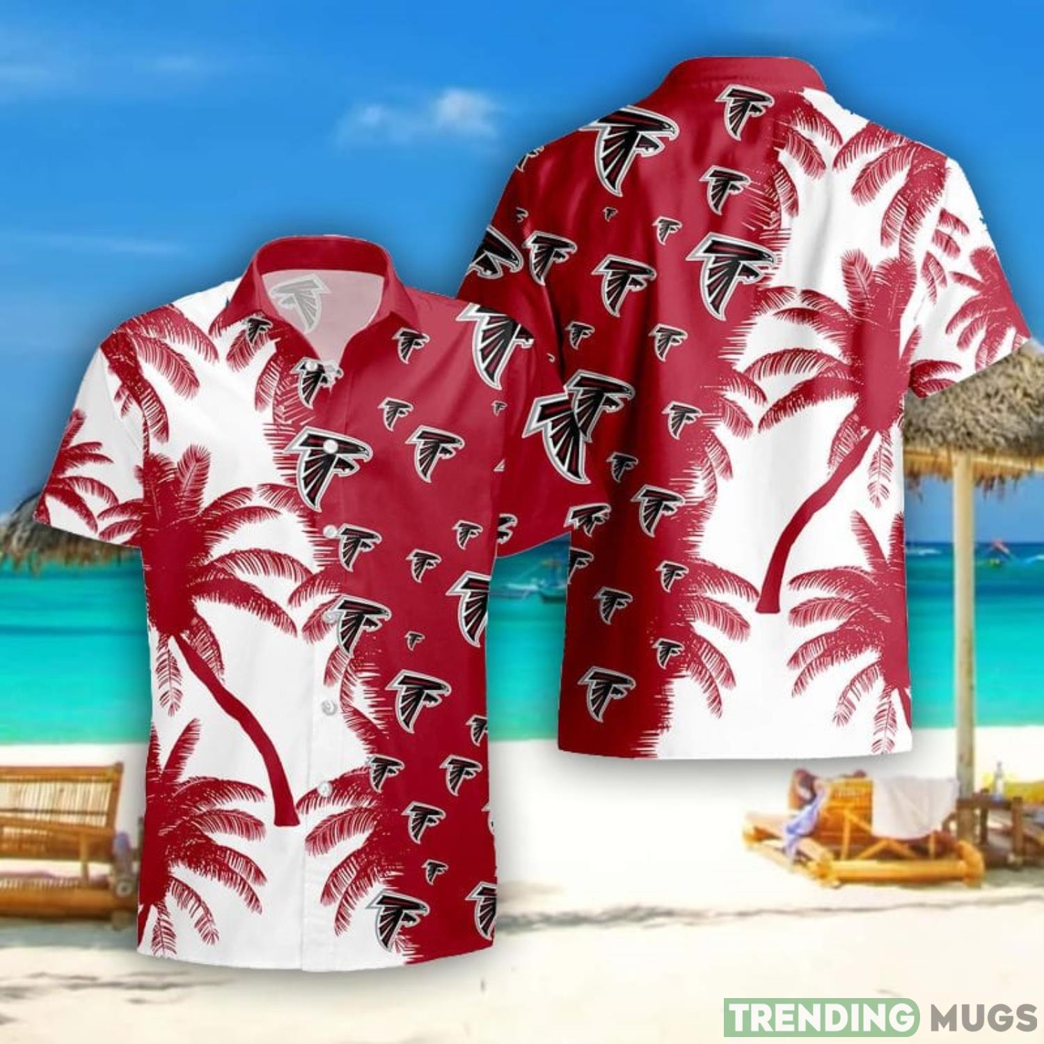 Atlanta Falcons Palm Tree Pattern Hawaii Shirt Summer Holiday Gift Product Photo 1 Atlanta Falcons Palm Tree Pattern Hawaii Shirt Summer Holiday Gift Product Photo 1