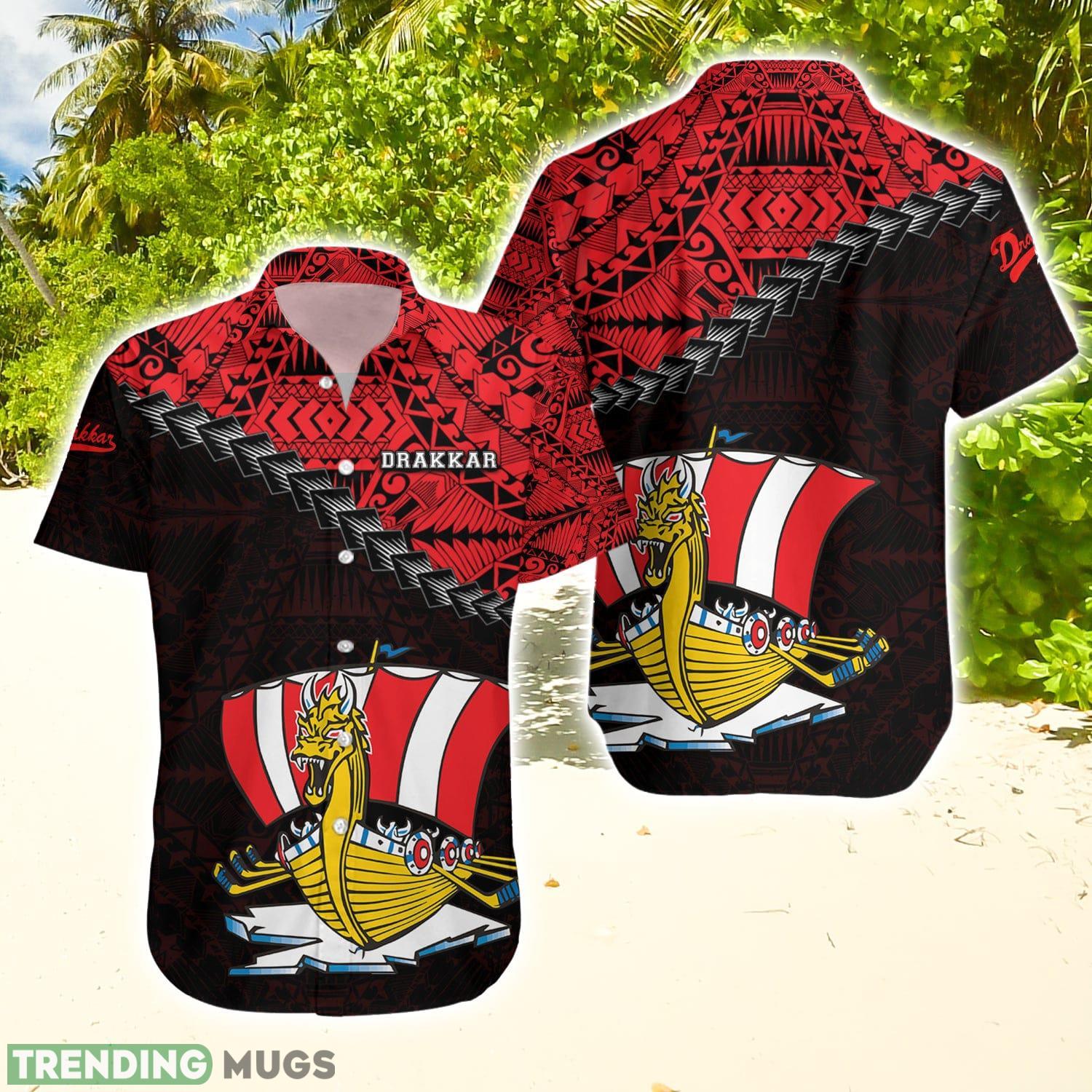 Baie Comeau Drakkar Ca Hockey Grunge Polynesian Tattoo Pattern Hawaiian Shirt For Fans Hawaiian Shirt Baie Comeau Drakkar Ca Hockey Grunge Polynesian Tattoo Pattern Hawaiian Shirt For Fans Hawaiian Shirt
