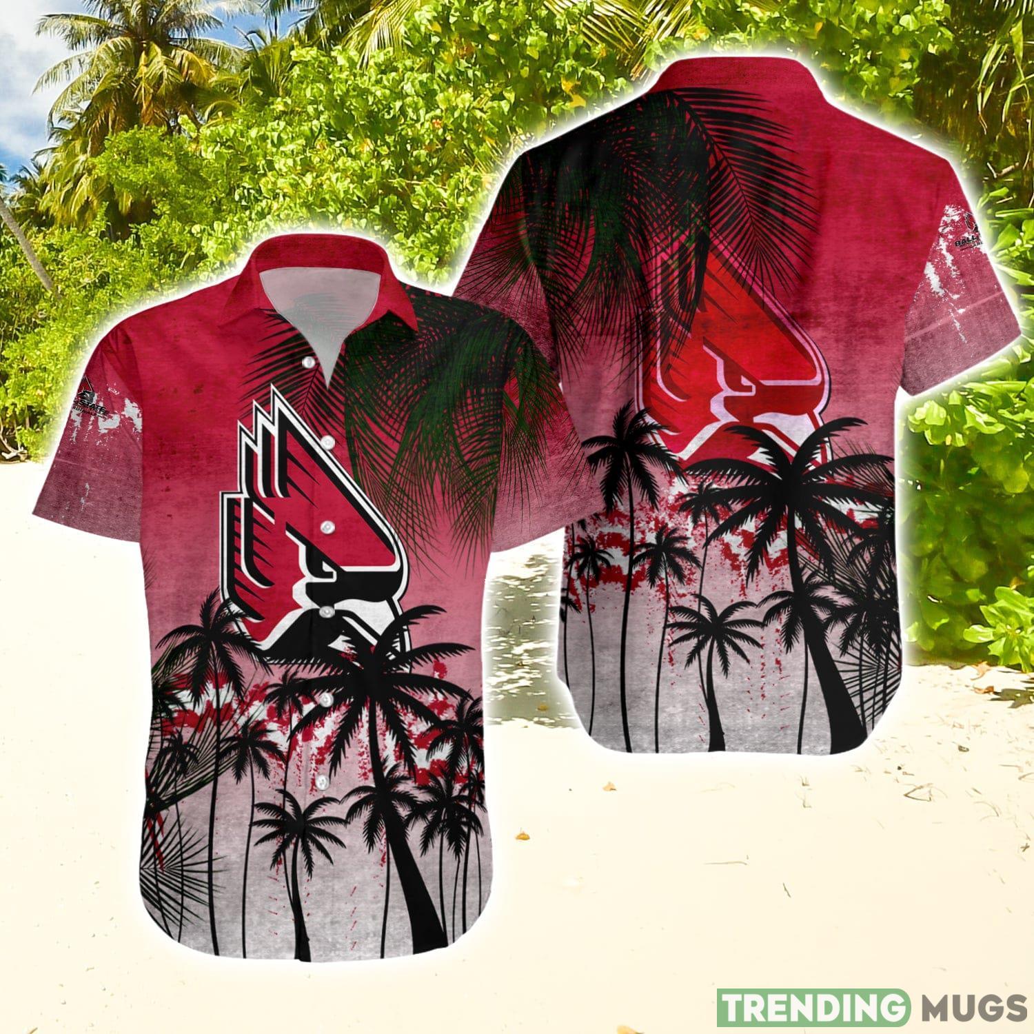 Ball State Cardinals Hawaiian Shirt Summer Gift Coconut Tree Tropical Grunge Pattern For NCAA Fans Hawaiian Shirt Ball State Cardinals Hawaiian Shirt Summer Gift Coconut Tree Tropical Grunge Pattern For NCAA Fans Hawaiian Shirt