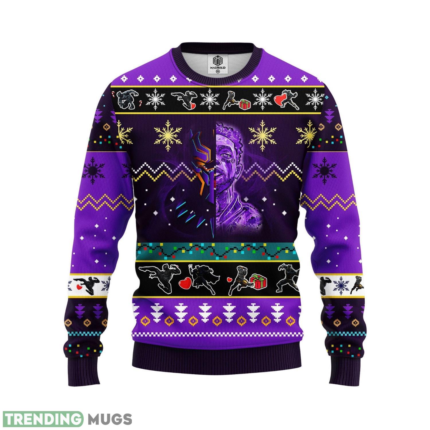 Black Panther Ugly Christmas Sweater 3D All Over Print Christmas Gift Product Photo 1 Black Panther Ugly Christmas Sweater 3D All Over Print Christmas Gift Product Photo 1
