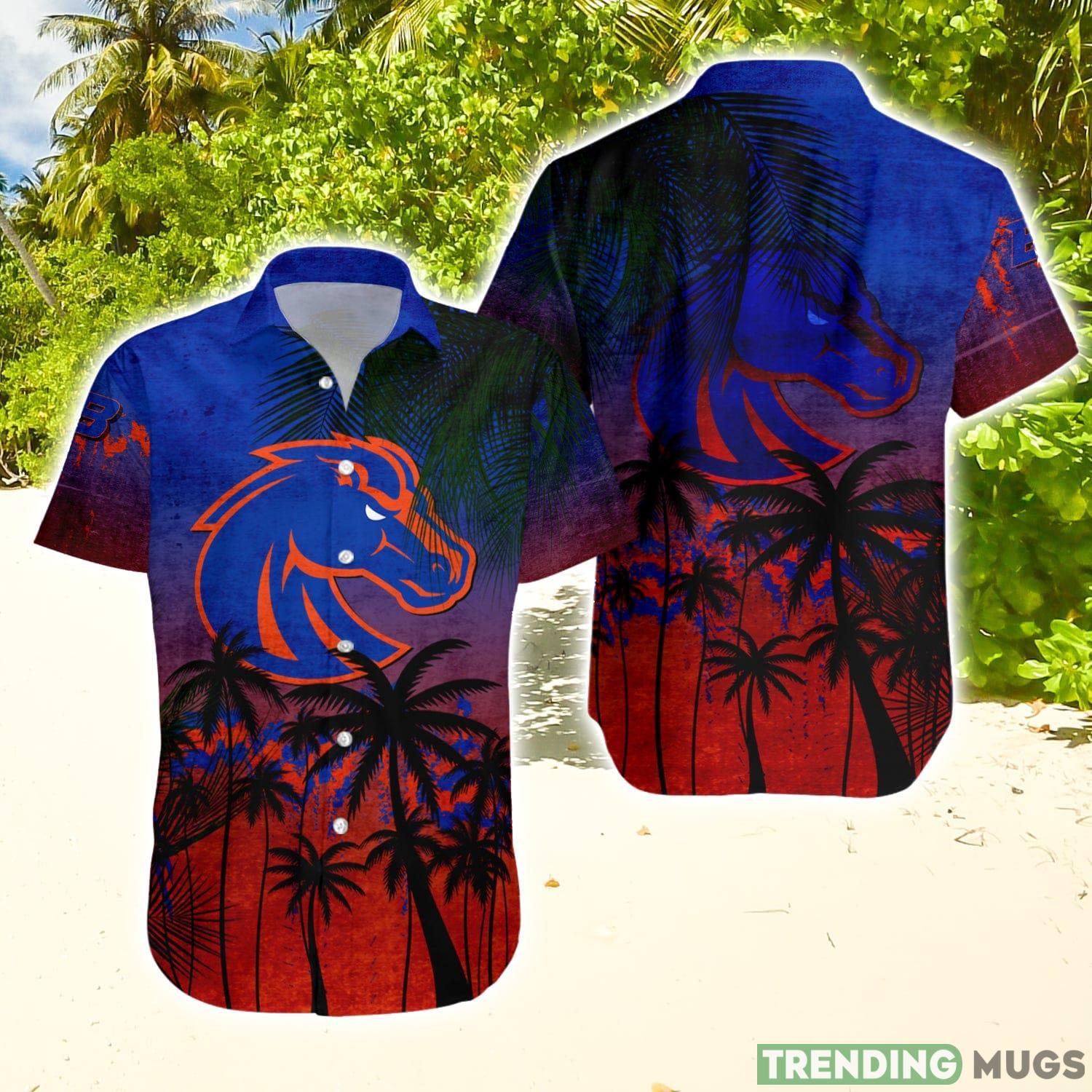 Boise State Broncos Hawaiian Shirt Summer Gift Coconut Tree Tropical Grunge Pattern For NCAA Fans Hawaiian Shirt Boise State Broncos Hawaiian Shirt Summer Gift Coconut Tree Tropical Grunge Pattern For NCAA Fans Hawaiian Shirt