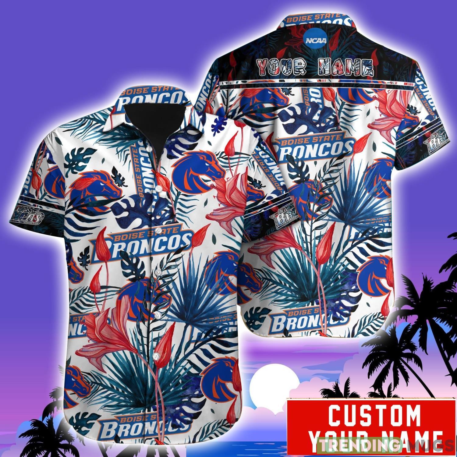 Boise State Broncos NCAA1 Team Aloha Hawaiian Shirt Custom Name For Fans Product Photo 1 Boise State Broncos NCAA1 Team Aloha Hawaiian Shirt Custom Name For Fans Product Photo 1