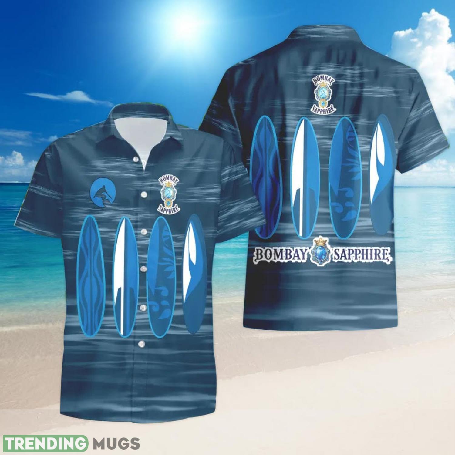 Bombay Sapphire Surfboard Funny Summer Beach Hawaiian Shirt And Shorts Hawaiian & Short Bombay Sapphire Surfboard Funny Summer Beach Hawaiian Shirt And Shorts Hawaiian & Short