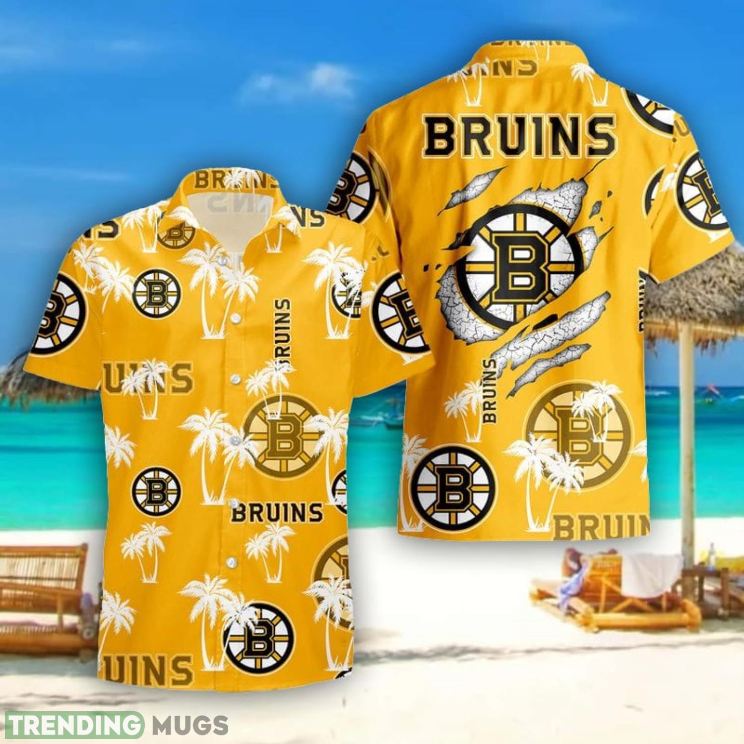 Boston Bruins Palm Tree Pattern Hawaii Shirt Beach Summer Gift Product Photo 1 Boston Bruins Palm Tree Pattern Hawaii Shirt Beach Summer Gift Product Photo 1