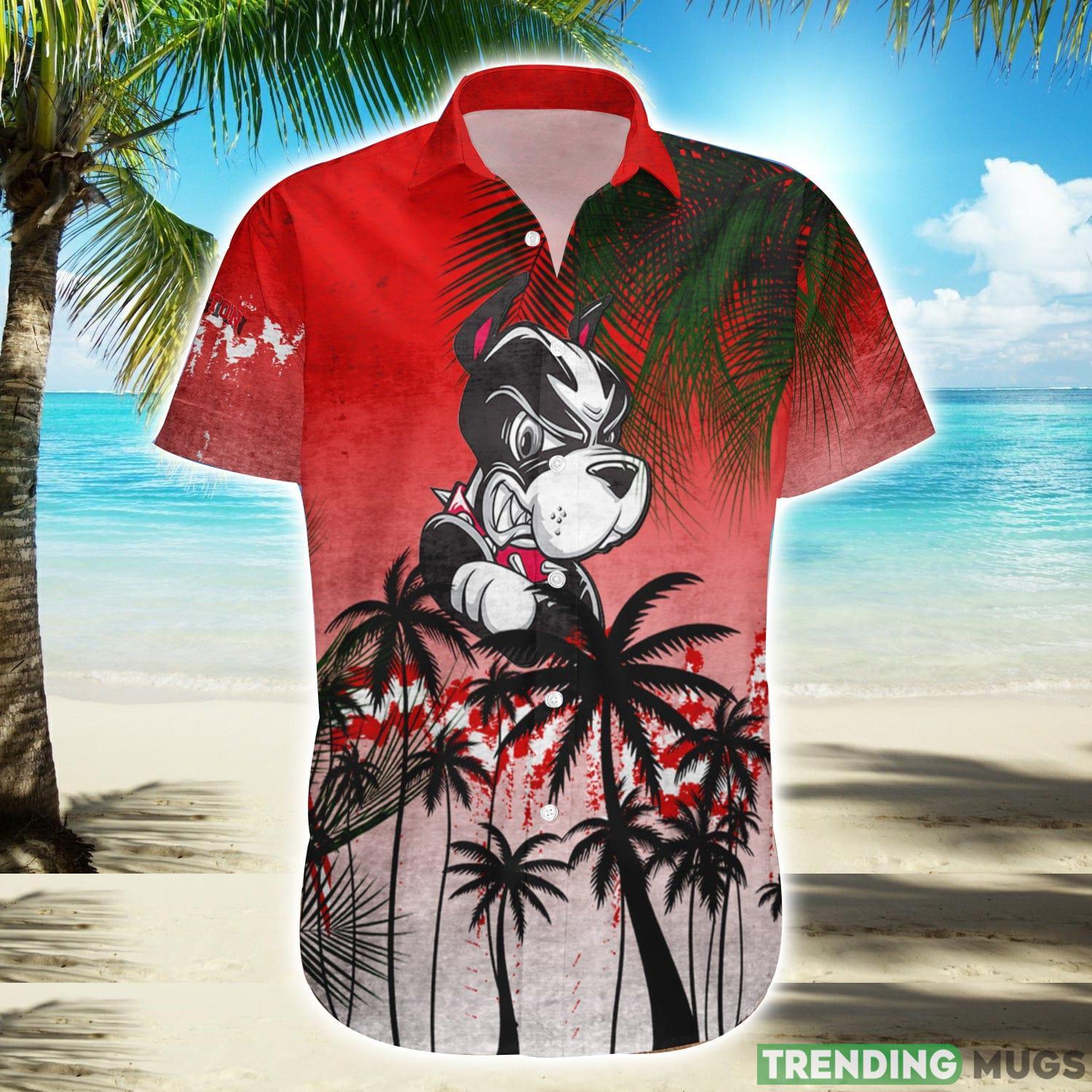 Boston University Terriers Hawaiian Shirt Summer Gift Coconut Tree Tropical Grunge Pattern For NCAA Fans Product Photo 1 Boston University Terriers Hawaiian Shirt Summer Gift Coconut Tree Tropical Grunge Pattern For NCAA Fans Product Photo 1