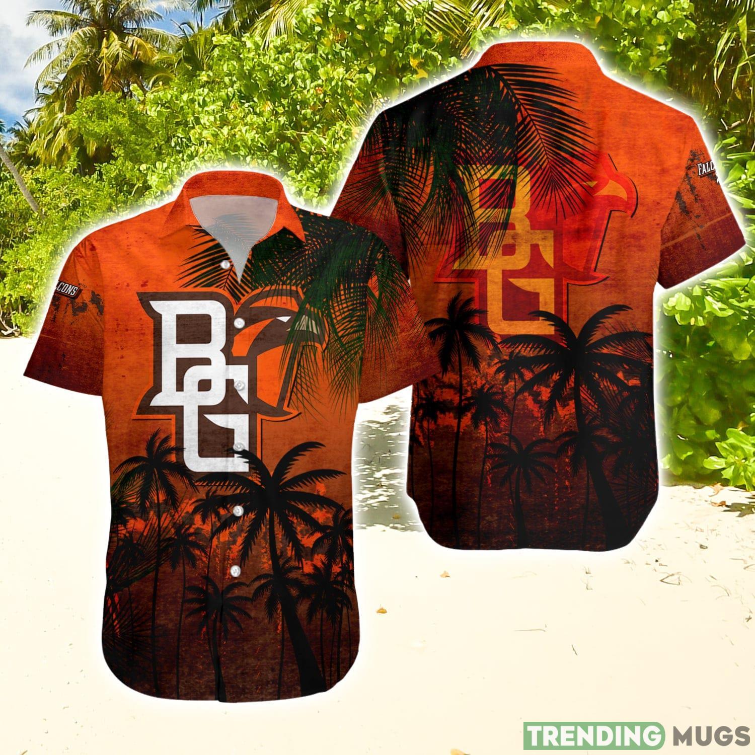 Bowling Green Falcons Hawaiian Shirt Summer Gift Coconut Tree Tropical Grunge Pattern For NCAA Fans Hawaiian Shirt Bowling Green Falcons Hawaiian Shirt Summer Gift Coconut Tree Tropical Grunge Pattern For NCAA Fans Hawaiian Shirt