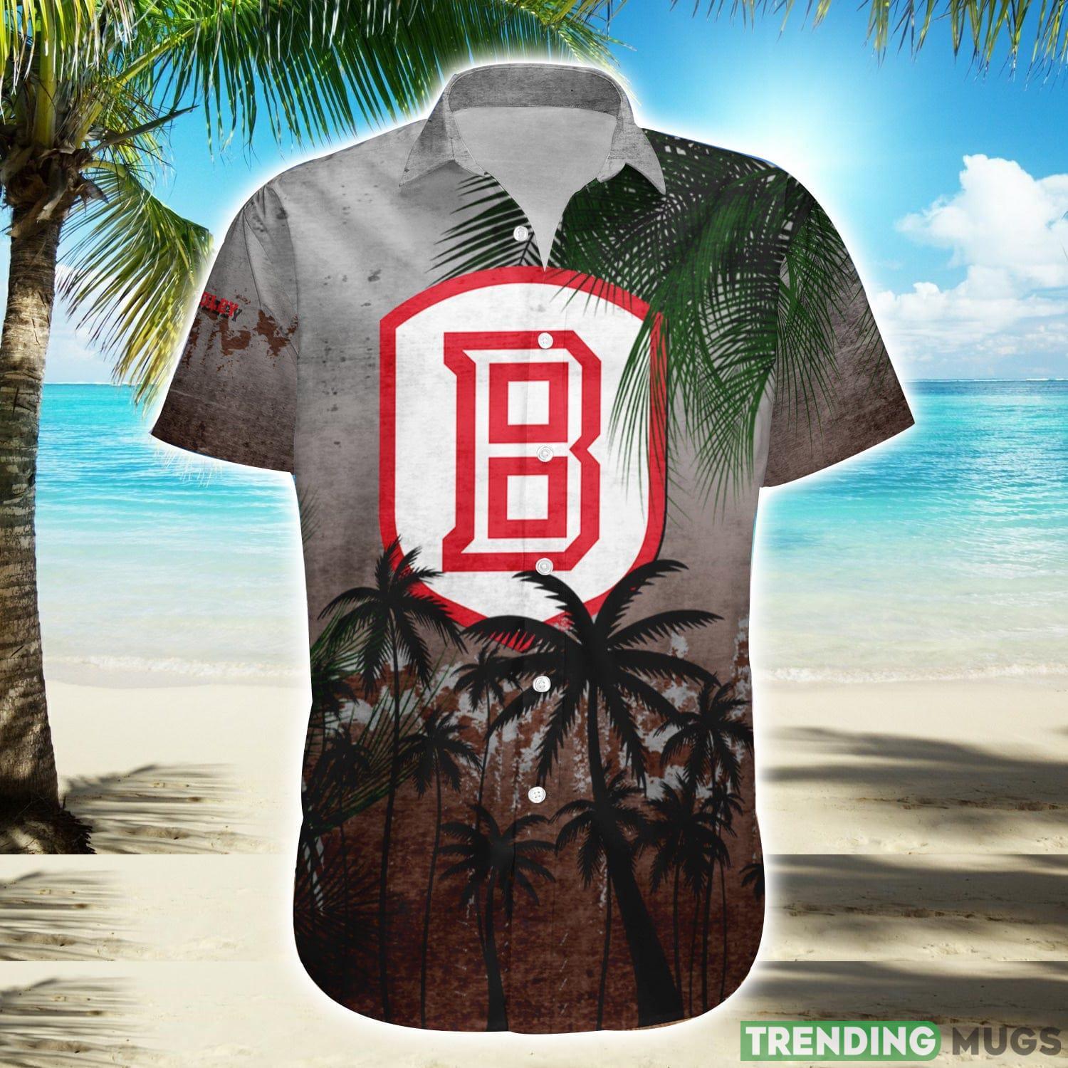 Bradley Braves Hawaiian Shirt Summer Gift Coconut Tree Tropical Grunge Pattern For NCAA Fans Product Photo 1 Bradley Braves Hawaiian Shirt Summer Gift Coconut Tree Tropical Grunge Pattern For NCAA Fans Product Photo 1