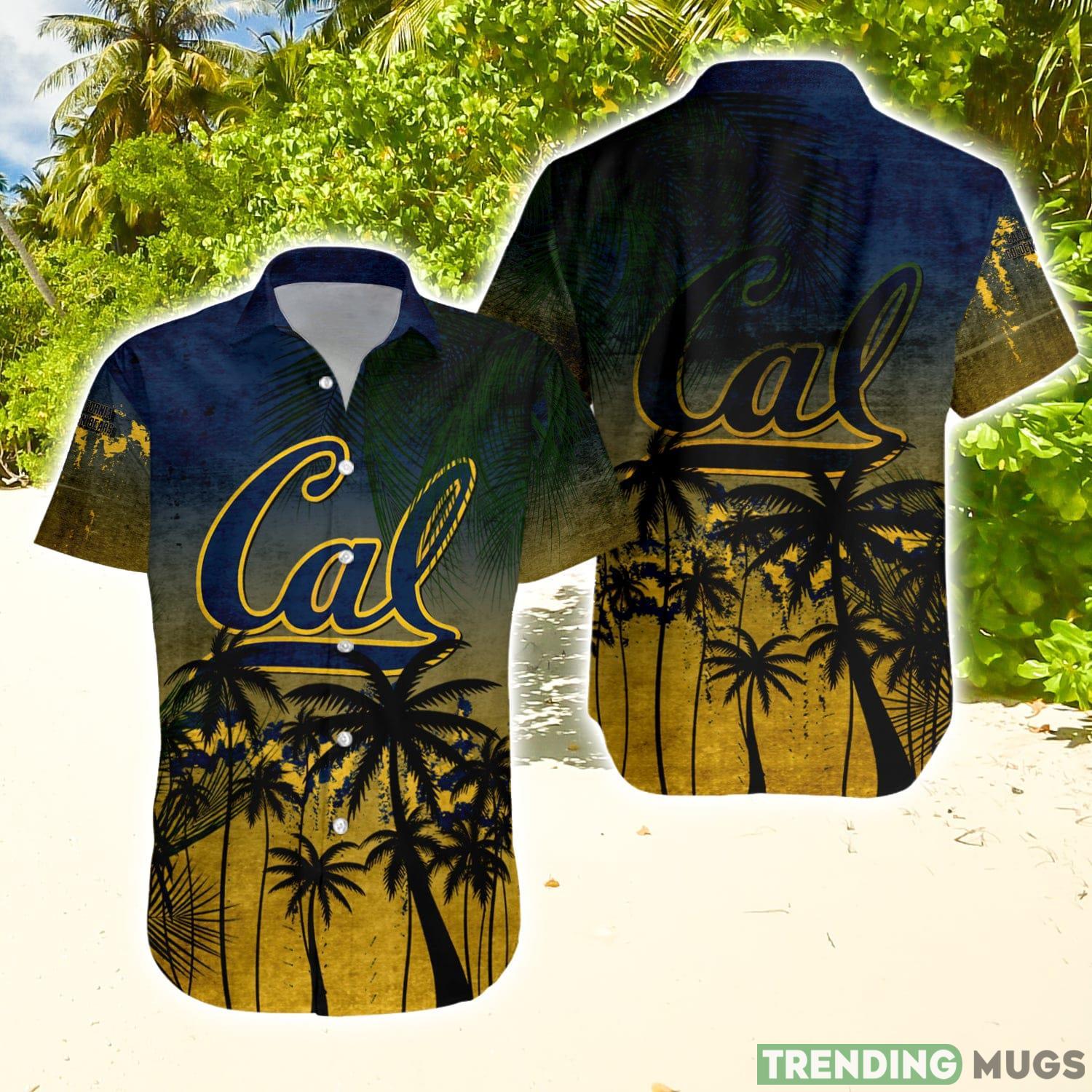 California Golden Bears Hawaiian Shirt Summer Gift Coconut Tree Tropical Grunge Pattern For NCAA Fans Hawaiian Shirt California Golden Bears Hawaiian Shirt Summer Gift Coconut Tree Tropical Grunge Pattern For NCAA Fans Hawaiian Shirt