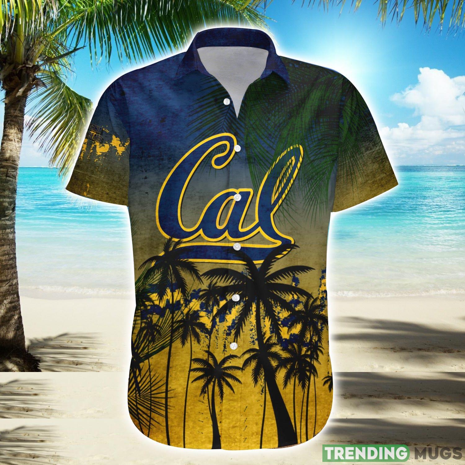 California Golden Bears Hawaiian Shirt Summer Gift Coconut Tree Tropical Grunge Pattern For NCAA Fans Product Photo 1 California Golden Bears Hawaiian Shirt Summer Gift Coconut Tree Tropical Grunge Pattern For NCAA Fans Product Photo 1
