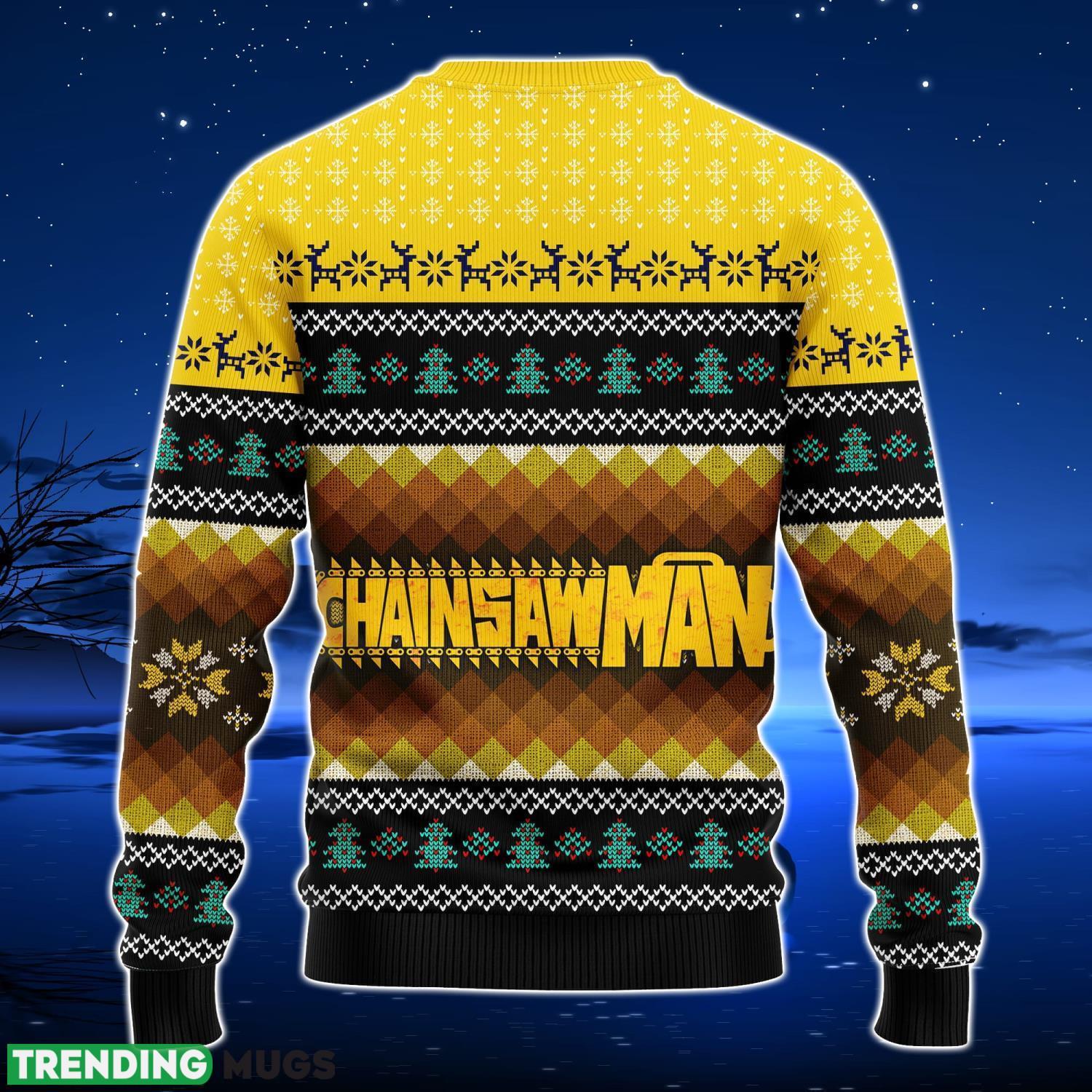 Chainsaw Man Denji Ugly Christmas Sweater Anime Xmas Men And Women Christmas Gift 3D Sweater Chainsaw Man Denji Ugly Christmas Sweater Anime Xmas Men And Women Christmas Gift 3D Sweater
