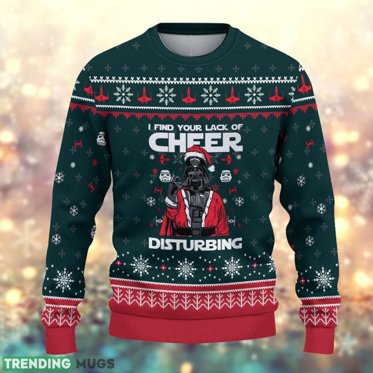 Cheer Disturbin Christmas 3D All Over Printed Ugly Christmas Sweater Christmas Gifts Star Wars Gifts 3D Sweater Cheer Disturbin Christmas 3D All Over Printed Ugly Christmas Sweater Christmas Gifts Star Wars Gifts 3D Sweater