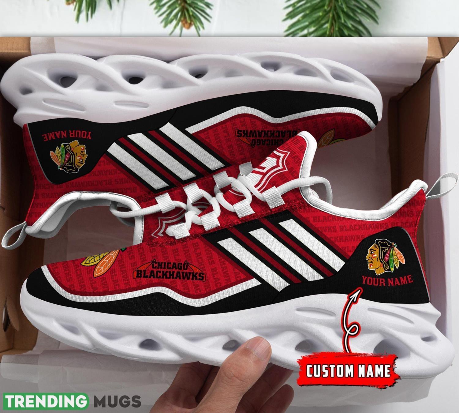 Chicago Blackhawks Personalized Max Soul Chunky Sneakers Custom Name Running Shoes Product Photo 1 Chicago Blackhawks Personalized Max Soul Chunky Sneakers Custom Name Running Shoes Product Photo 1
