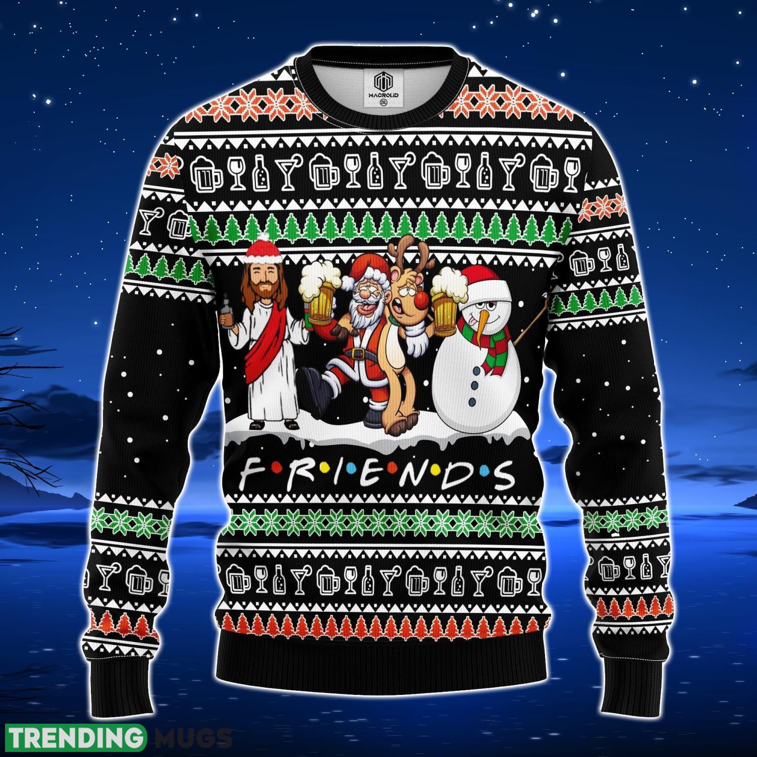 Christ Friends Ugly Christmas Sweater Amazing Gift Men And Women Christmas Gift Product Photo 1 Christ Friends Ugly Christmas Sweater Amazing Gift Men And Women Christmas Gift Product Photo 1