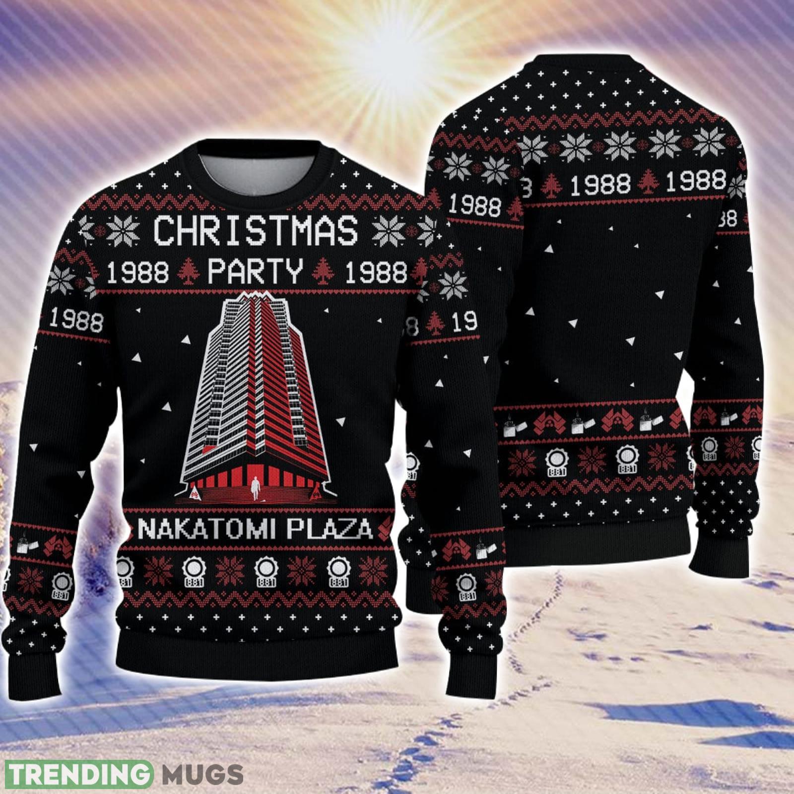 Christmas Party 1988 Christmas Gift For Holiday Nakatomi Plaza Die Hard 3D Ugly Christmas Sweater Product Photo 1 Christmas Party 1988 Christmas Gift For Holiday Nakatomi Plaza Die Hard 3D Ugly Christmas Sweater Product Photo 1