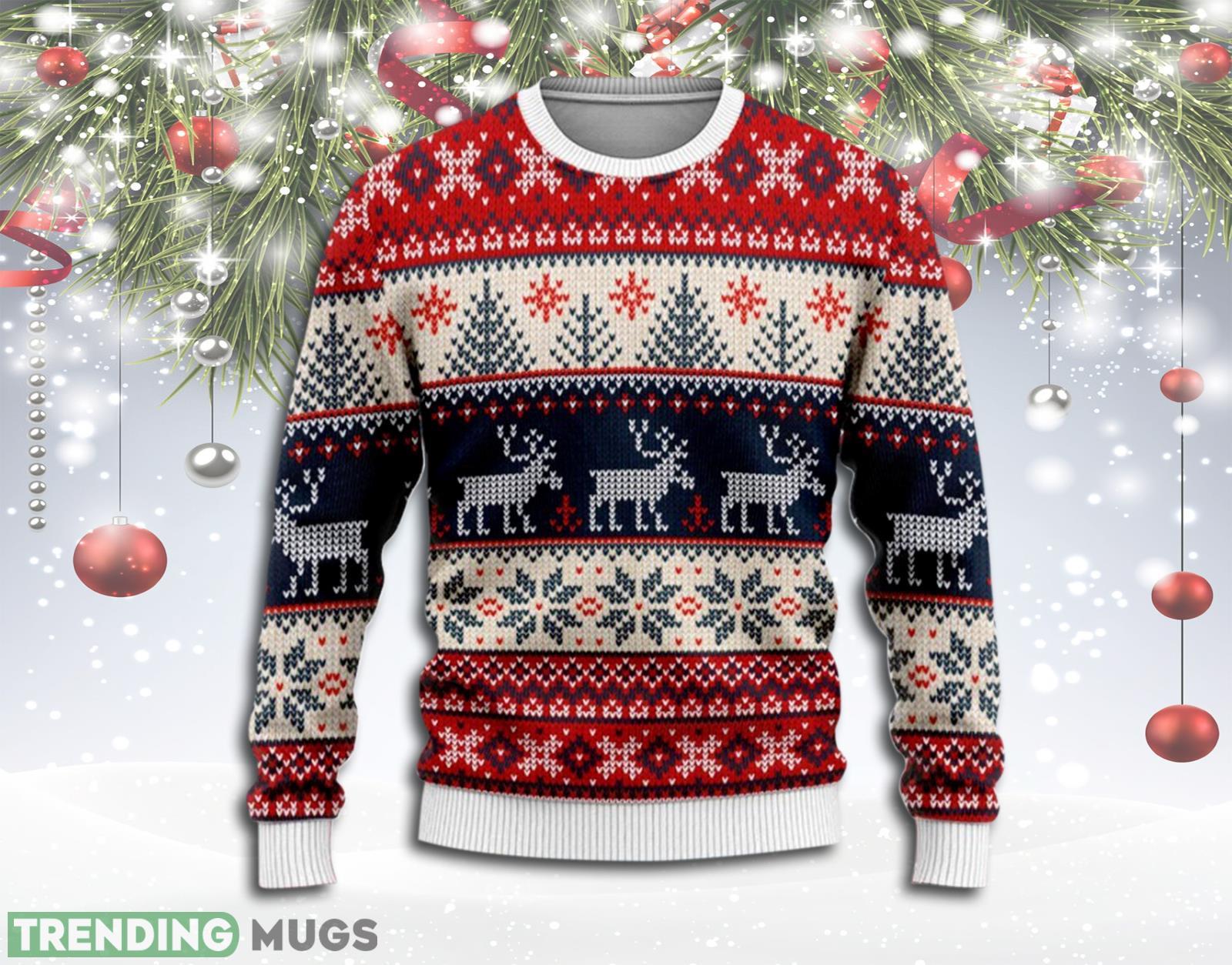 Christmas Reindeer Clothes Pattern Ugly Christmas Sweater Unisex 3D Sweater Christmas Gift 3D Sweater Christmas Reindeer Clothes Pattern Ugly Christmas Sweater Unisex 3D Sweater Christmas Gift 3D Sweater