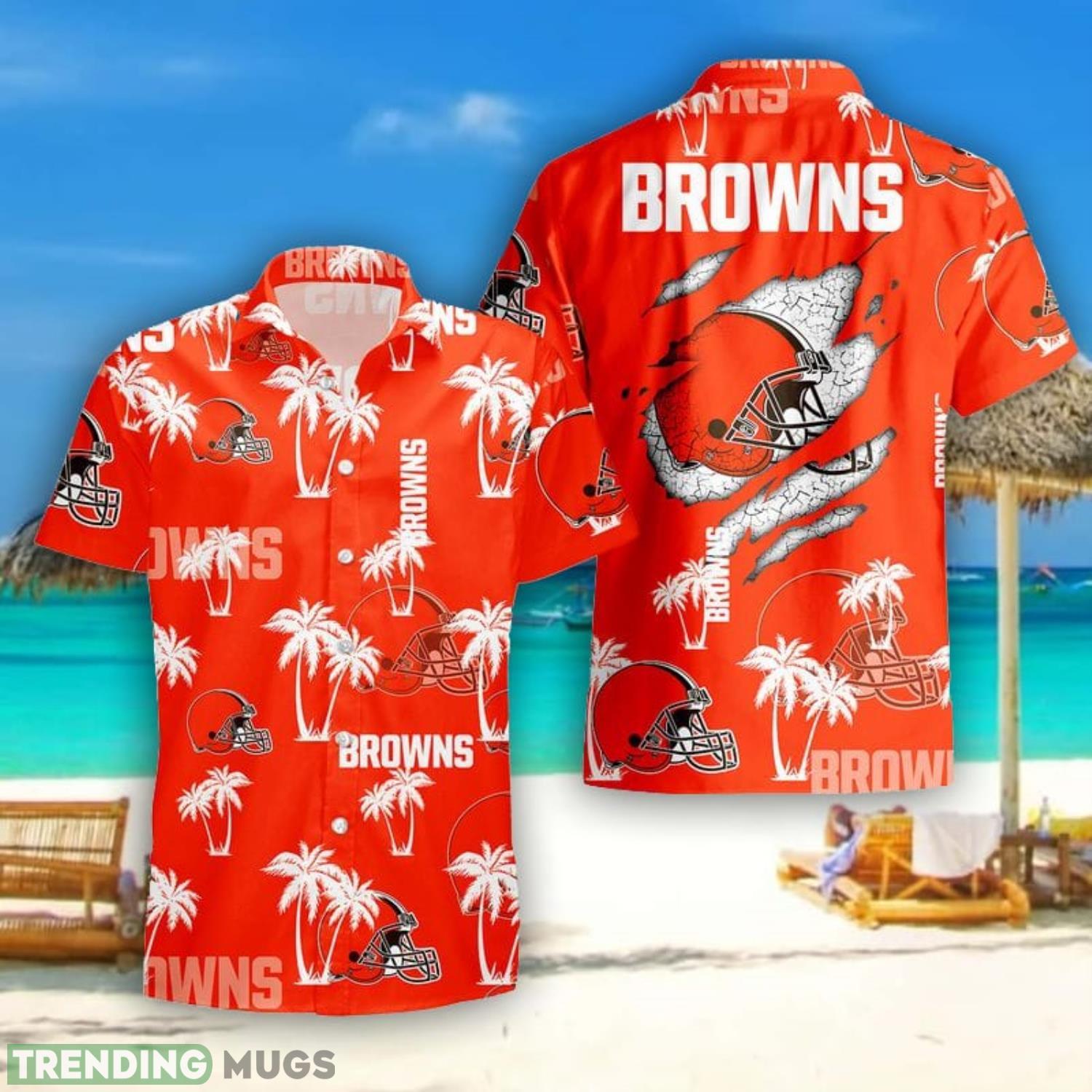Cleveland Browns Palm Tree Pattern Hawaii Shirt Beach Summer Gift Product Photo 1 Cleveland Browns Palm Tree Pattern Hawaii Shirt Beach Summer Gift Product Photo 1