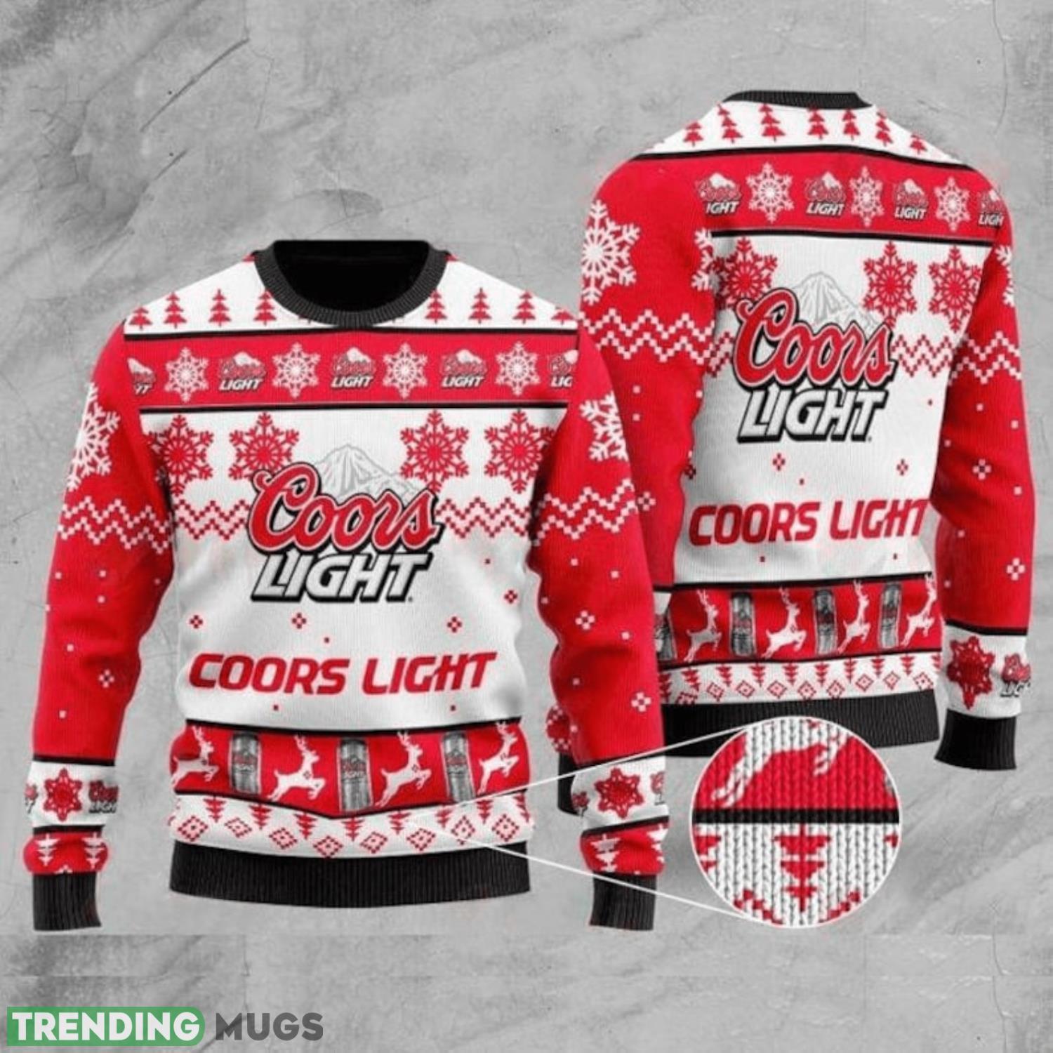 Coors Light Beer 3d All Over Printed Ugly Christmas Sweater Product Photo 1 Coors Light Beer 3d All Over Printed Ugly Christmas Sweater Product Photo 1