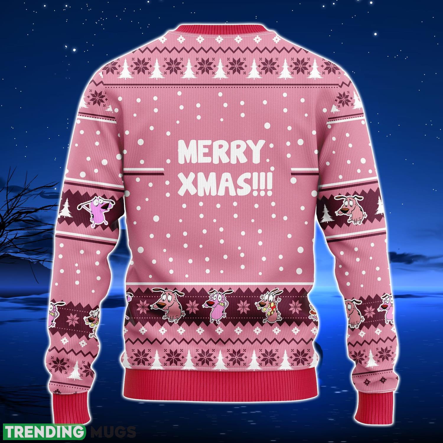 Couage The Cowardly Ugly Christmas Sweater Amazing Gift Men And Women Christmas Gift 3D Sweater Couage The Cowardly Ugly Christmas Sweater Amazing Gift Men And Women Christmas Gift 3D Sweater