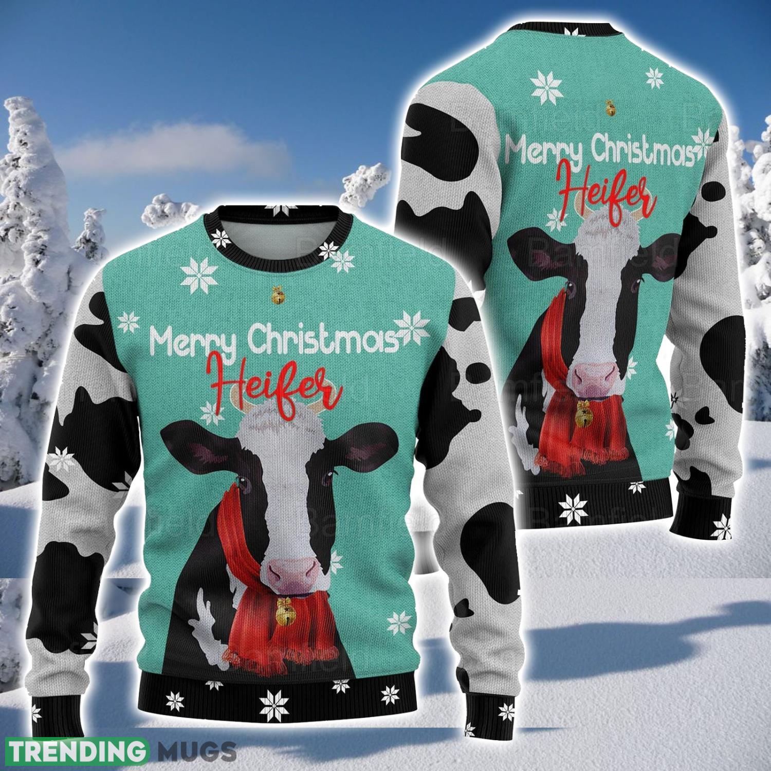 Cow Heifers Ugly Christmas Sweater Men And Women Christmas Gift Sweater Product Photo 1 Cow Heifers Ugly Christmas Sweater Men And Women Christmas Gift Sweater Product Photo 1