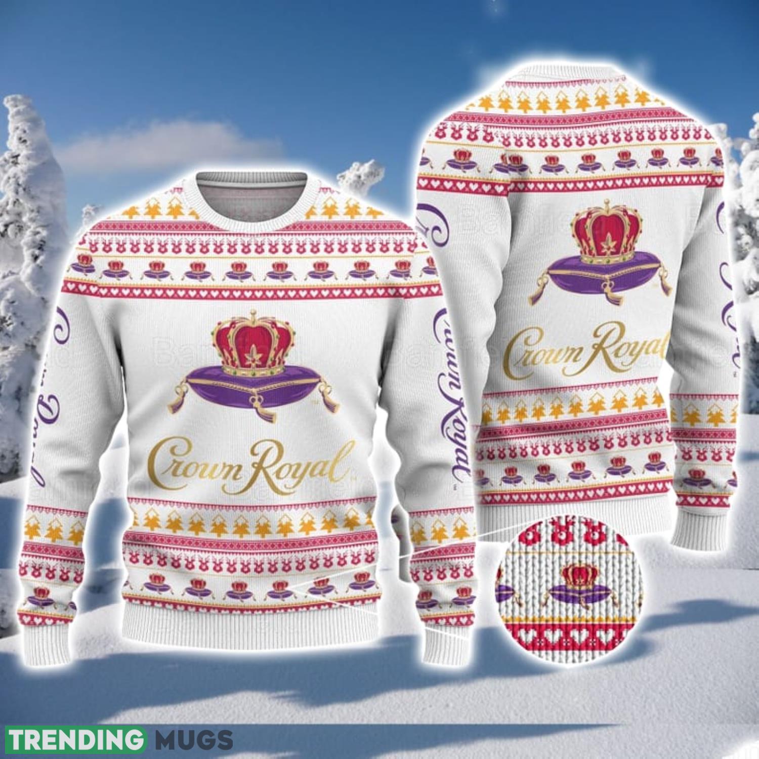 Crown Royal Ugly Christmas Sweater Men And Women Christmas Gift Sweater Product Photo 1 Crown Royal Ugly Christmas Sweater Men And Women Christmas Gift Sweater Product Photo 1