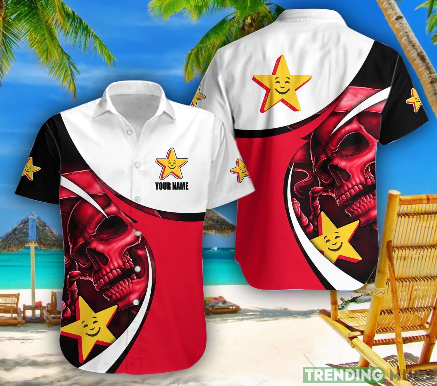 Custom Name Hardee's Short Sleeve Summer Gift Hawaiian Shirt Product Photo 1 Custom Name Hardee's Short Sleeve Summer Gift Hawaiian Shirt Product Photo 1