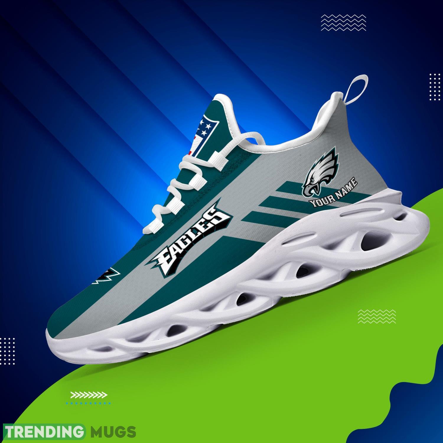 Custom Name Philadelphia Eagles Personalized Name Striped Max Soul Shoes For Men And Women Max Soul Custom Name Philadelphia Eagles Personalized Name Striped Max Soul Shoes For Men And Women Max Soul