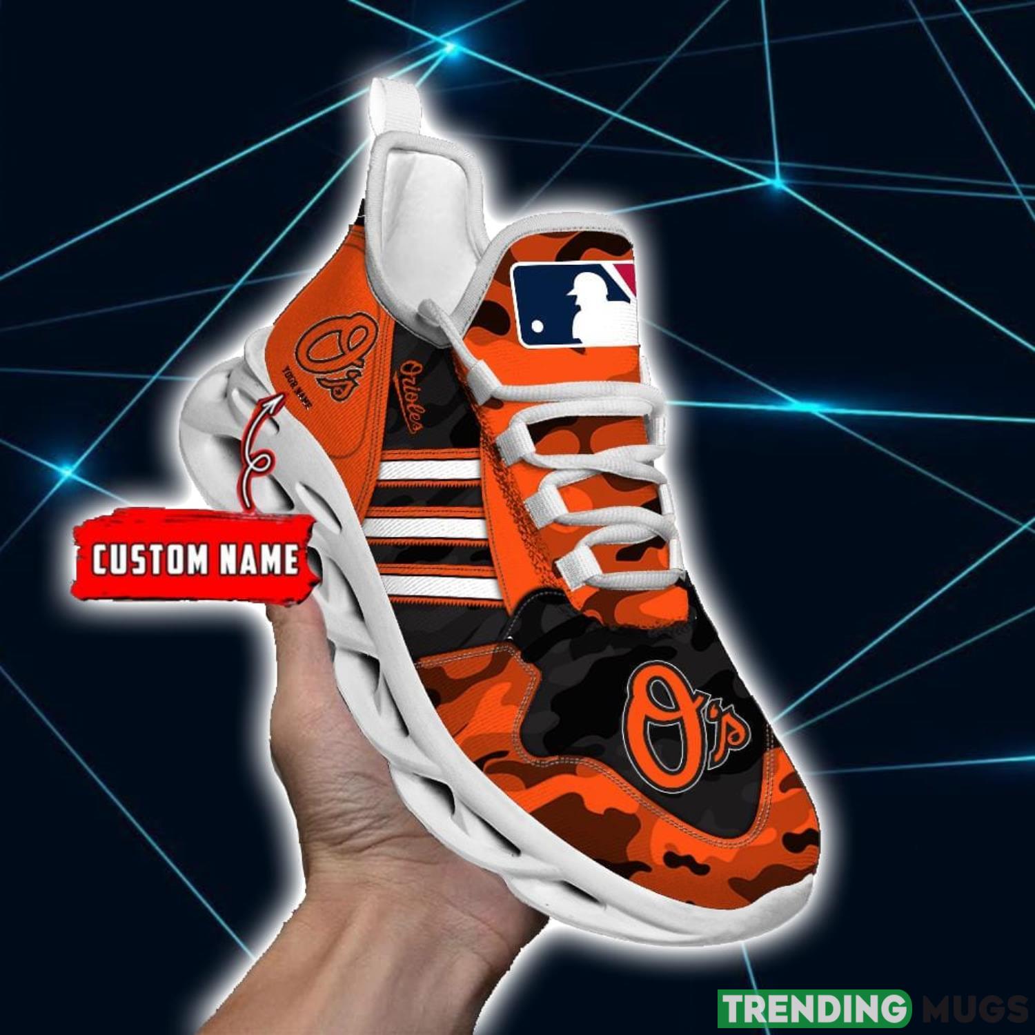 Custom Name Shoes Baltimore Orioles Running Max Soul Shoes For Men And Women Product Photo 1 Custom Name Shoes Baltimore Orioles Running Max Soul Shoes For Men And Women Product Photo 1
