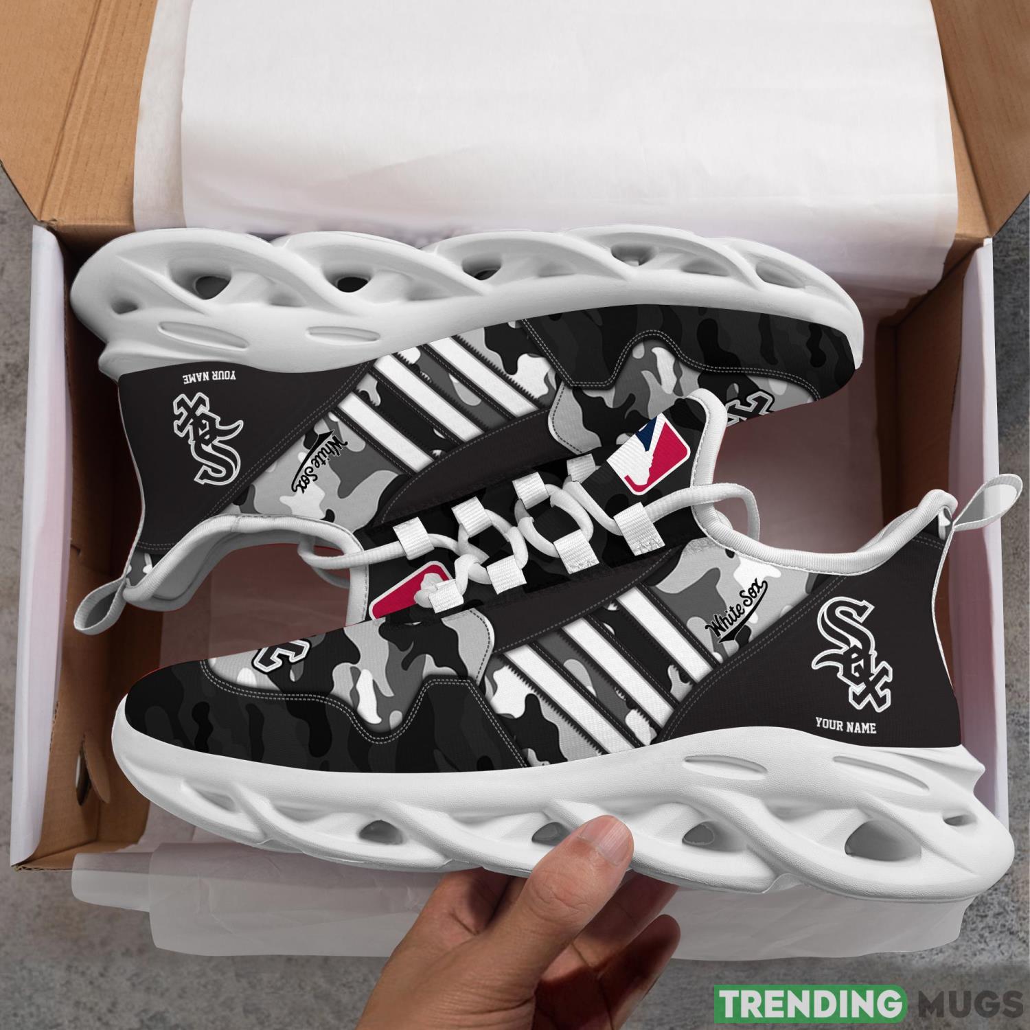 Custom Name Shoes Chicago White Sox Running Max Soul Shoes For Men And Women Max Soul Custom Name Shoes Chicago White Sox Running Max Soul Shoes For Men And Women Max Soul