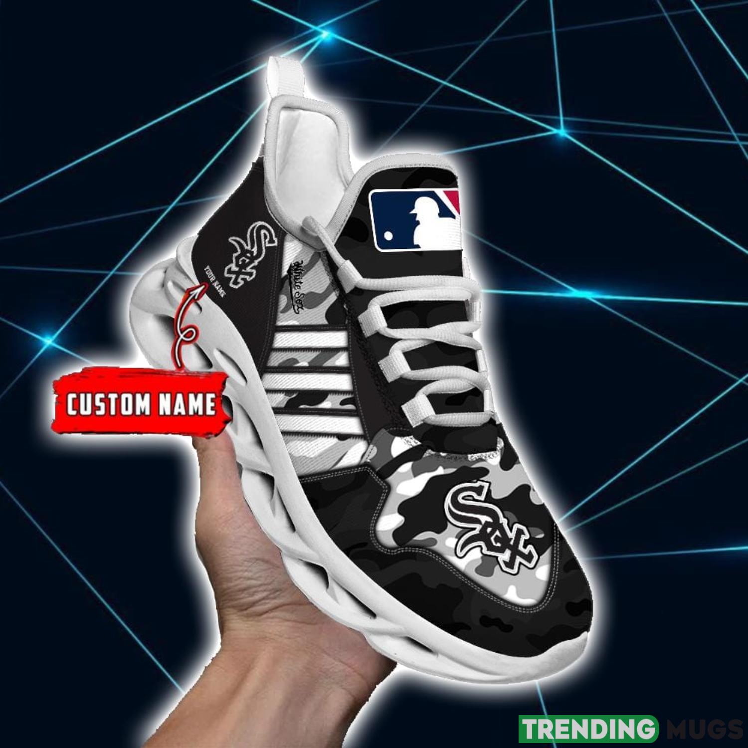 Custom Name Shoes Chicago White Sox Running Max Soul Shoes For Men And Women Product Photo 1 Custom Name Shoes Chicago White Sox Running Max Soul Shoes For Men And Women Product Photo 1