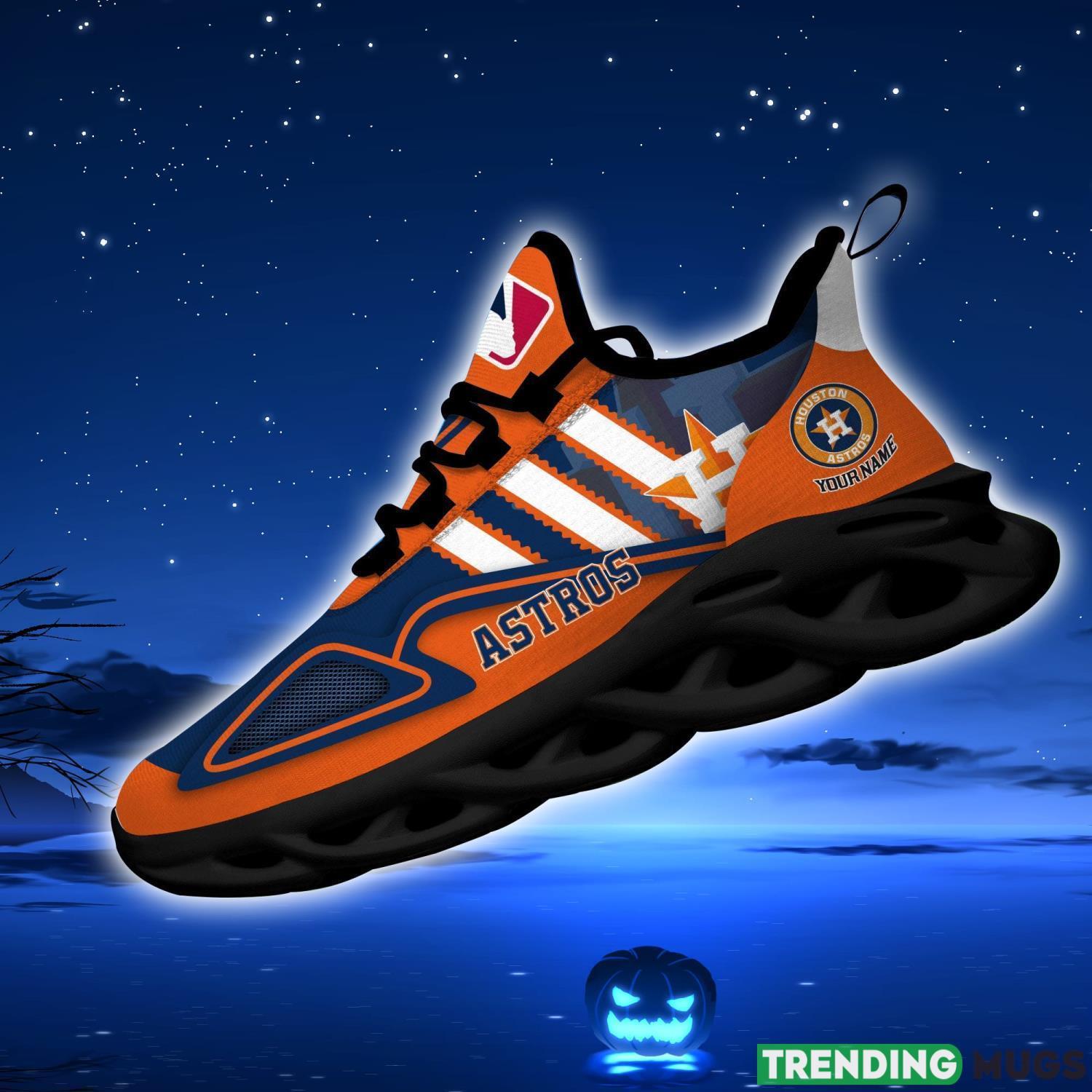 Custom Name Shoes Houston Astros Striped Max Soul Shoes Sport Sneakers Max Soul Custom Name Shoes Houston Astros Striped Max Soul Shoes Sport Sneakers Max Soul