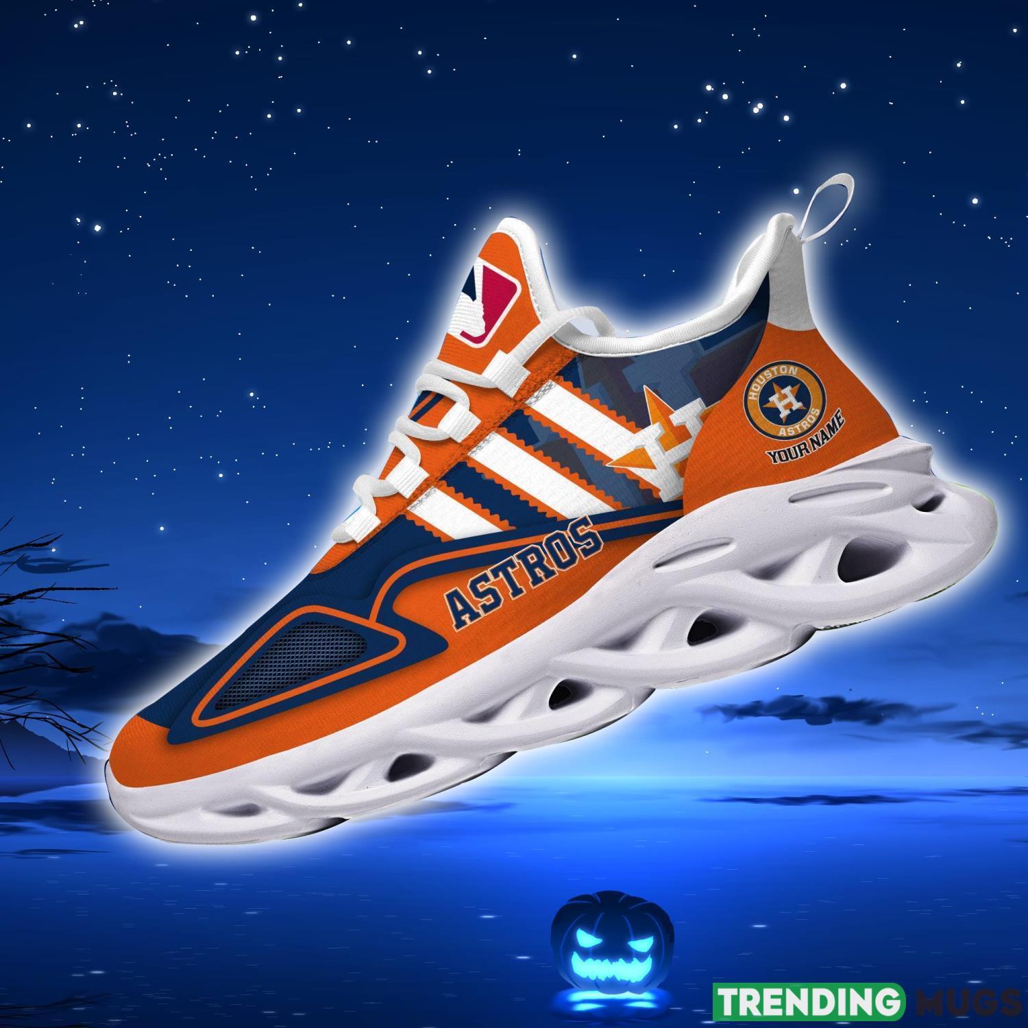 Custom Name Shoes Houston Astros Striped Max Soul Shoes Sport Sneakers Max Soul Custom Name Shoes Houston Astros Striped Max Soul Shoes Sport Sneakers Max Soul