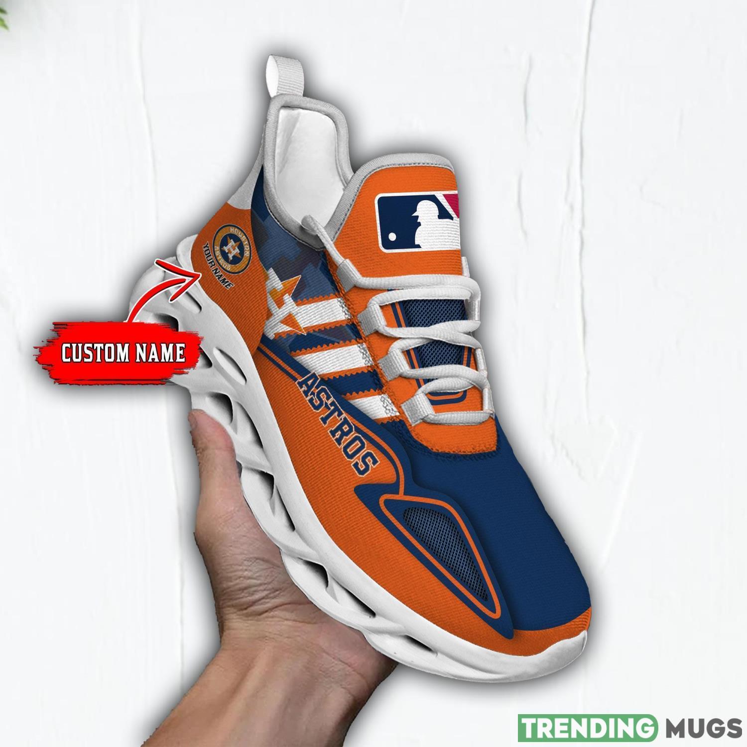 Custom Name Shoes Houston Astros Striped Max Soul Shoes Sport Sneakers Product Photo 1 Custom Name Shoes Houston Astros Striped Max Soul Shoes Sport Sneakers Product Photo 1
