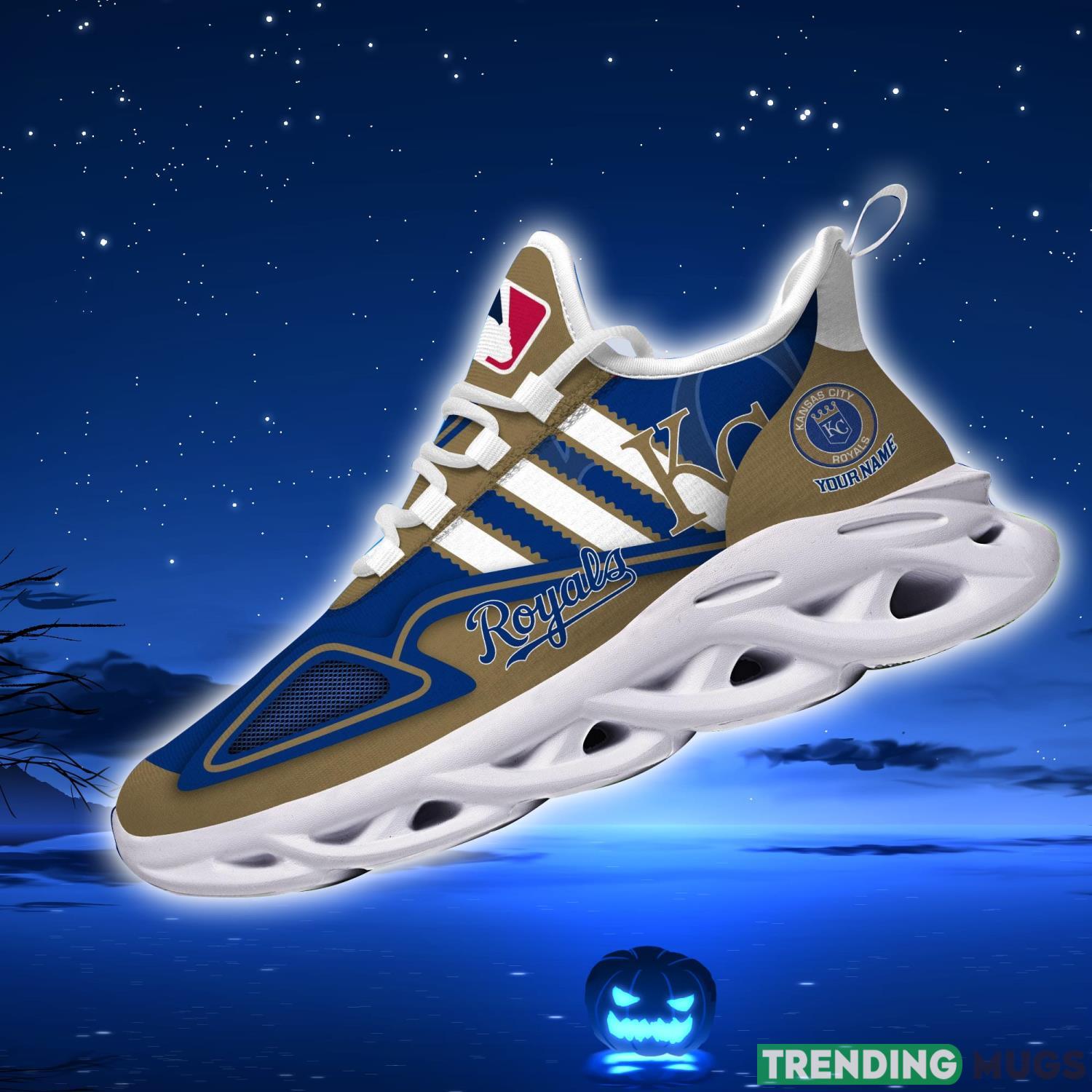 Custom Name Shoes Kansas City Royals Striped Max Soul Shoes Sport Sneakers Max Soul Custom Name Shoes Kansas City Royals Striped Max Soul Shoes Sport Sneakers Max Soul