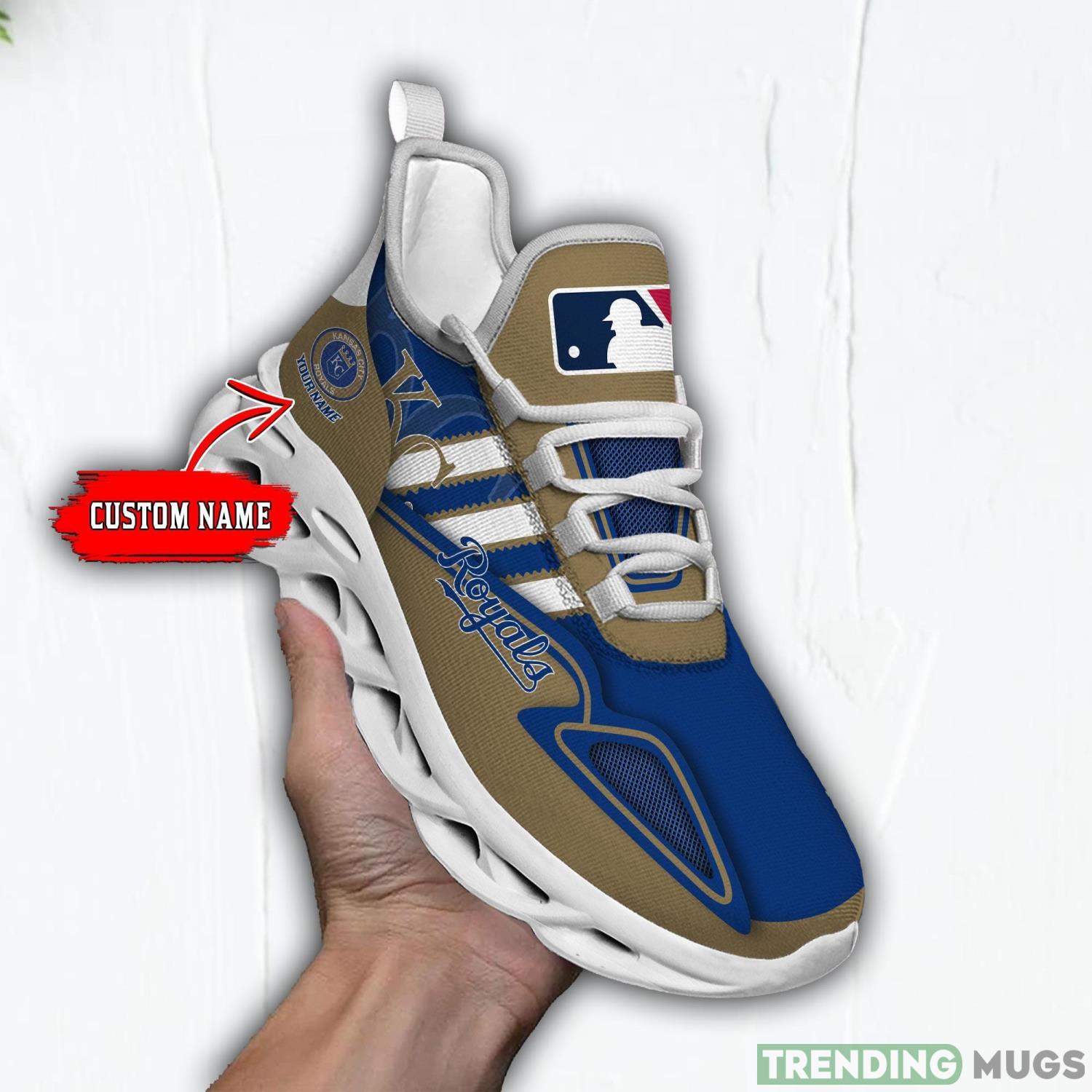 Custom Name Shoes Kansas City Royals Striped Max Soul Shoes Sport Sneakers Product Photo 1 Custom Name Shoes Kansas City Royals Striped Max Soul Shoes Sport Sneakers Product Photo 1