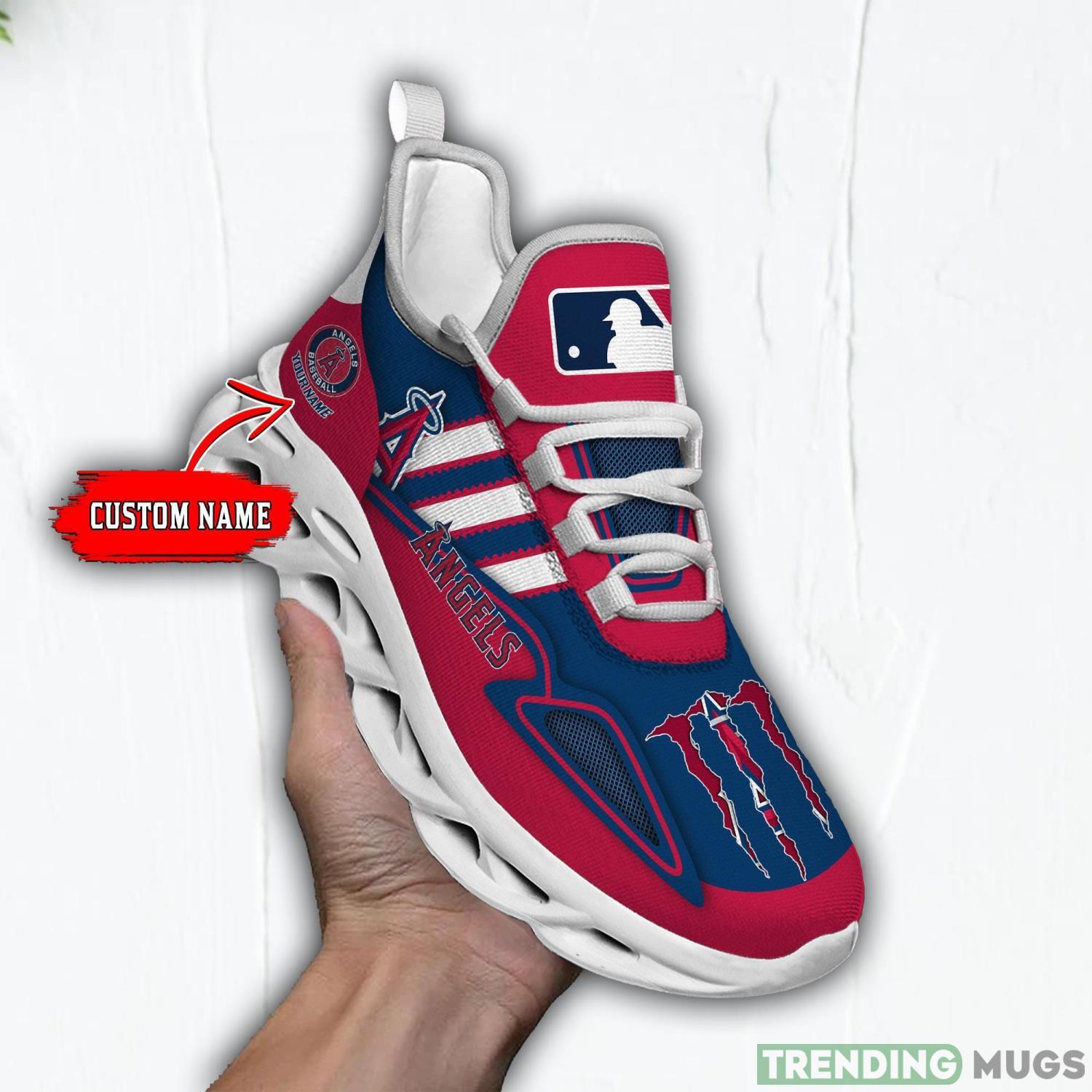Custom Name Shoes Los Angeles Angels Ultra Max Soul Shoes New Trend Sport Shoes Product Photo 1 Custom Name Shoes Los Angeles Angels Ultra Max Soul Shoes New Trend Sport Shoes Product Photo 1