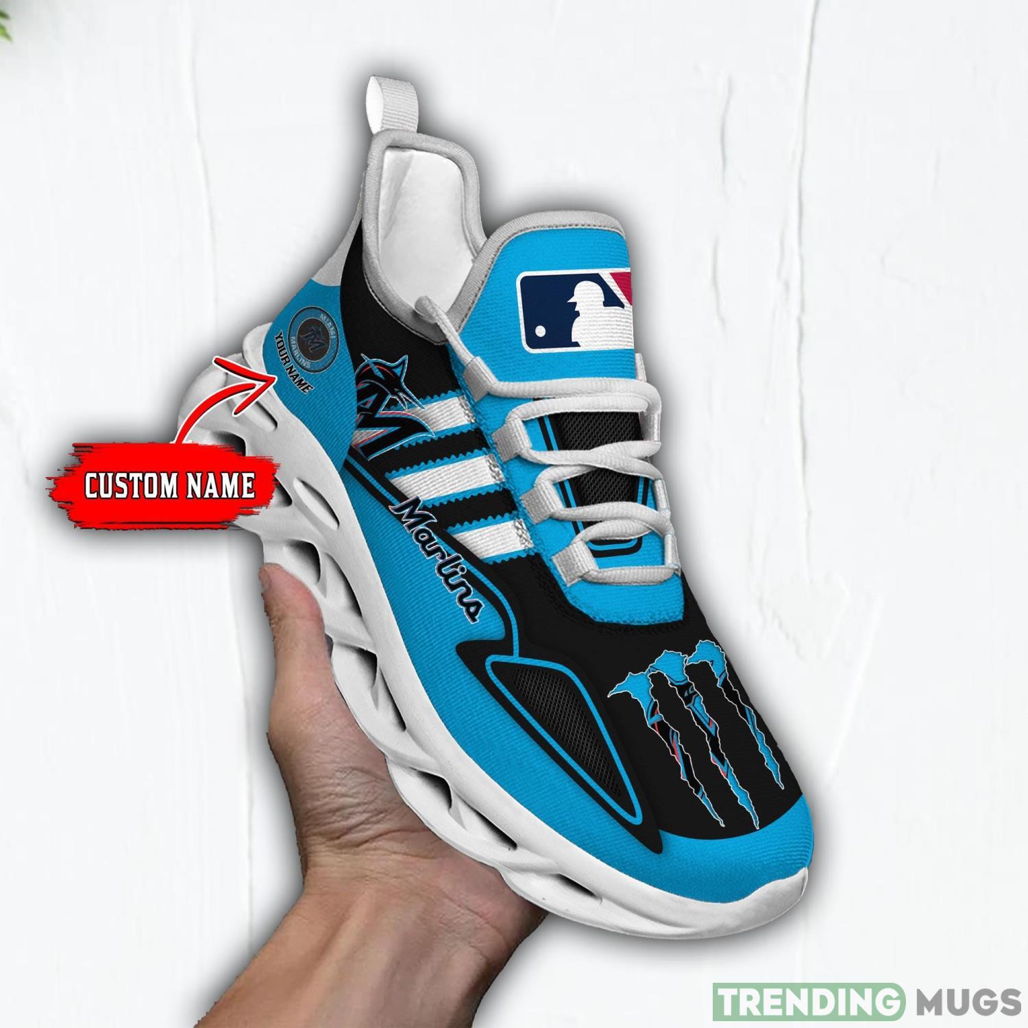 Custom Name Shoes Miami Marlins Ultra Max Soul Shoes New Trend Sport Shoes Product Photo 1 Custom Name Shoes Miami Marlins Ultra Max Soul Shoes New Trend Sport Shoes Product Photo 1