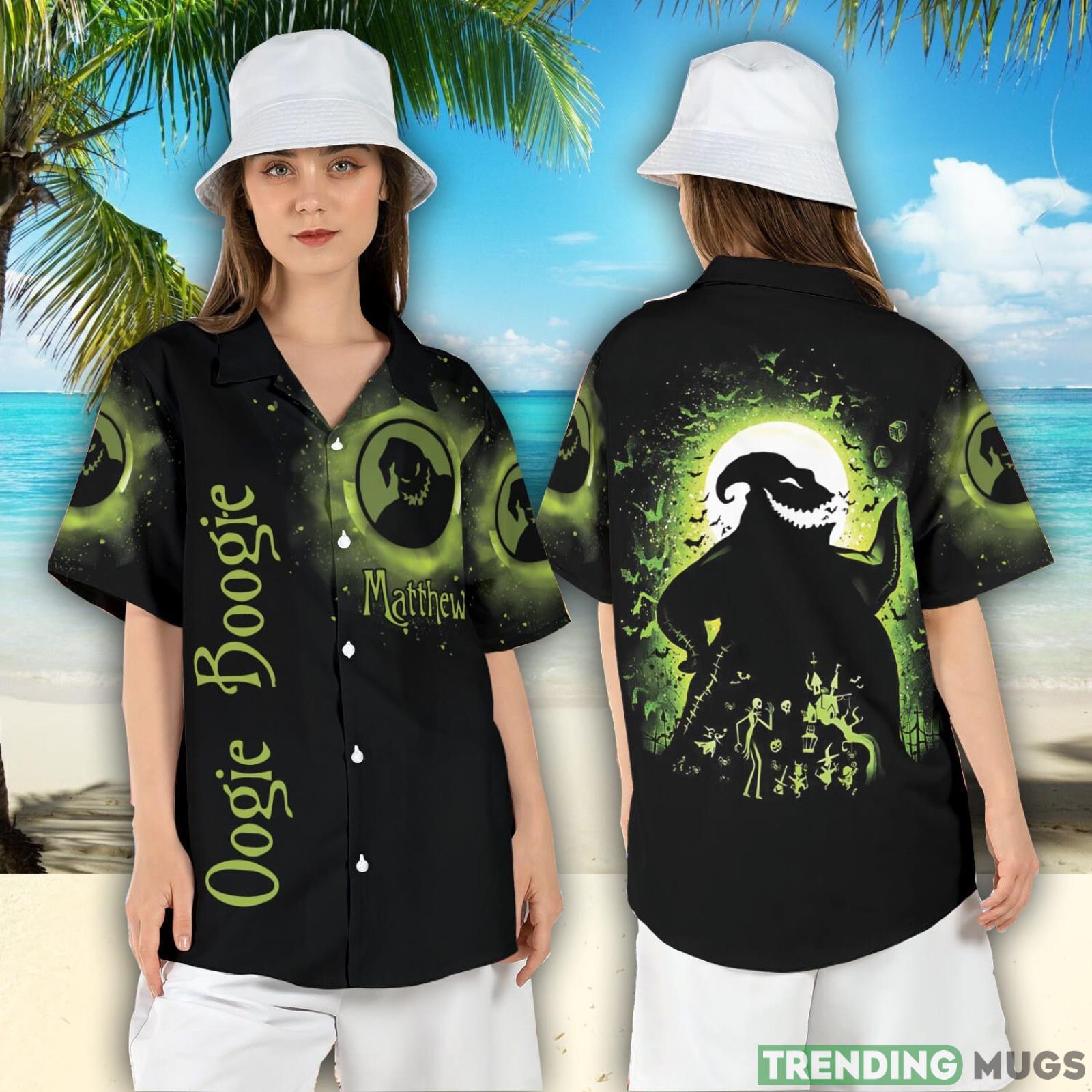 Custom Oogie Boogie Hawaiian Shirt Nightmare Before Christmas Hawaii Shirt Boogieman Aloha Shirt Product Photo 1